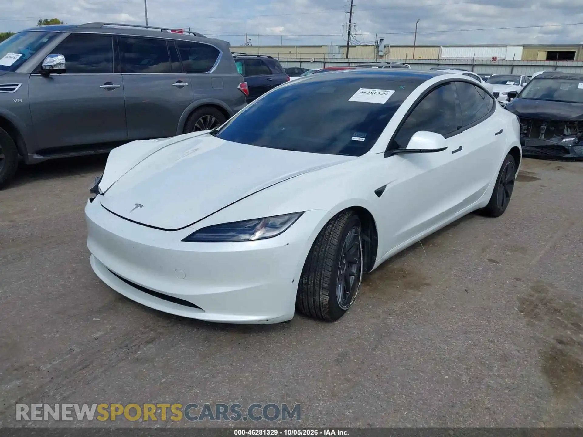 2 Фотография поврежденного автомобиля 5YJ3E1EB0SF892365 TESLA MODEL 3 2025