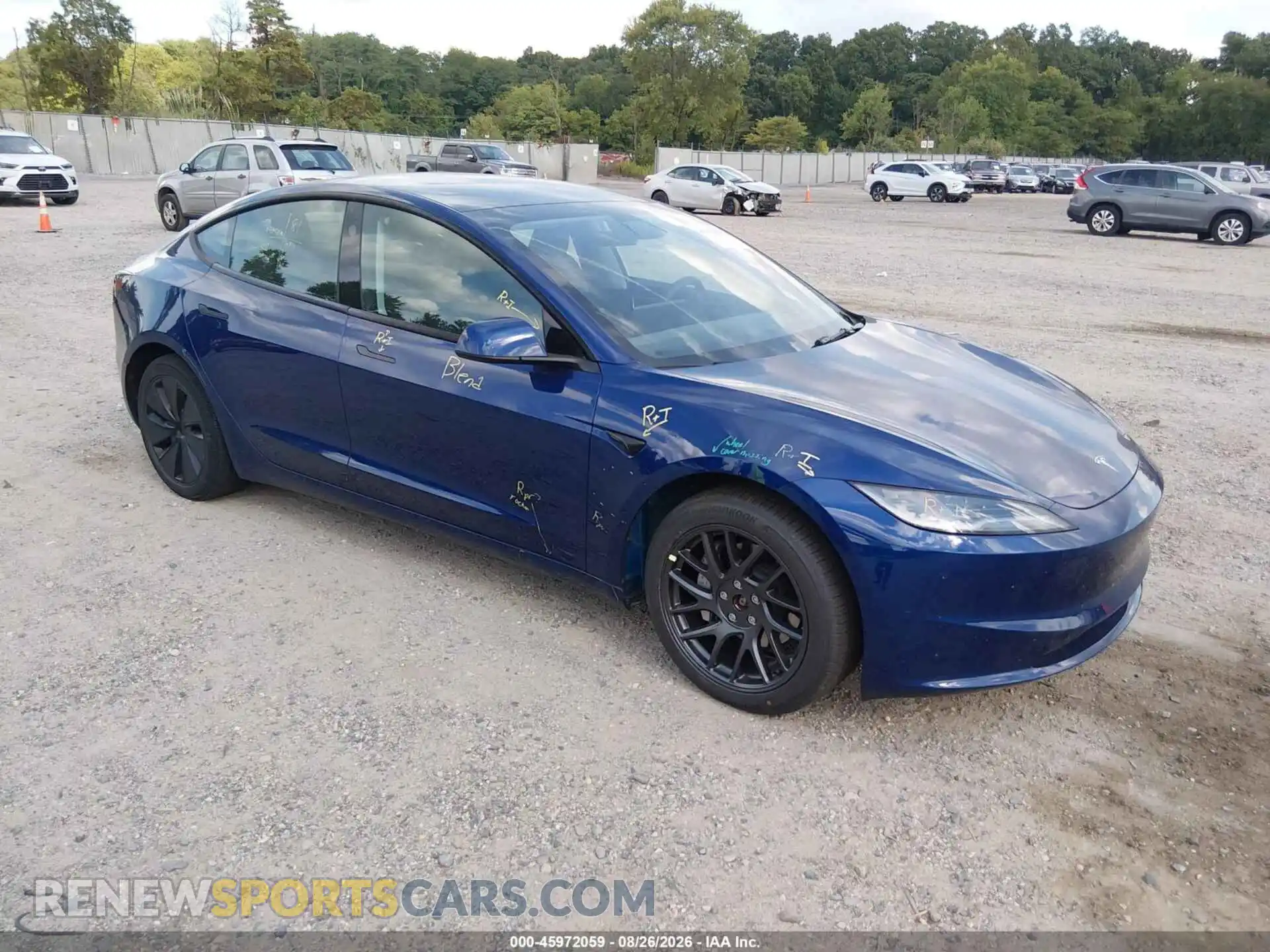 1 Photograph of a damaged car 5YJ3E1EB0SF904210 TESLA MODEL 3 2025