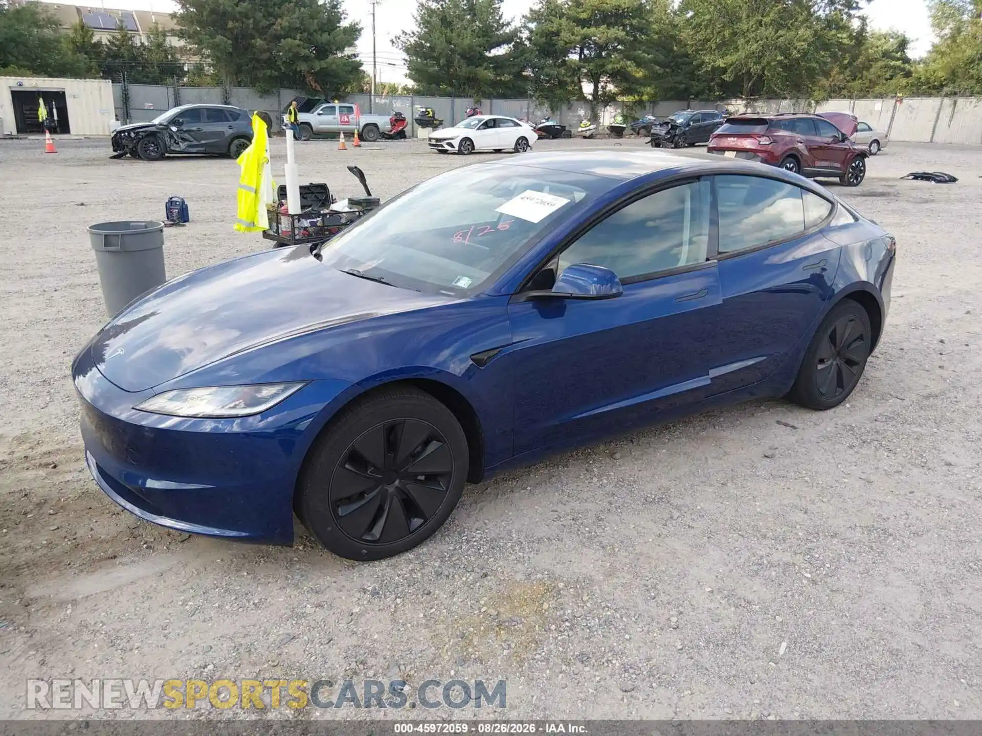 2 Photograph of a damaged car 5YJ3E1EB0SF904210 TESLA MODEL 3 2025
