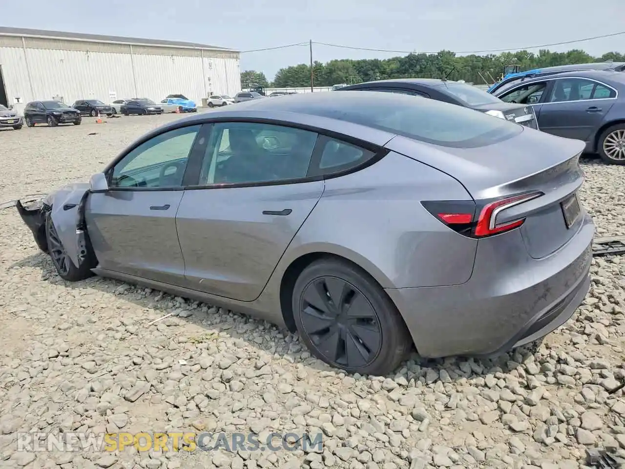 2 Photograph of a damaged car 5YJ3E1EB0SF927602 TESLA MODEL 3 2025