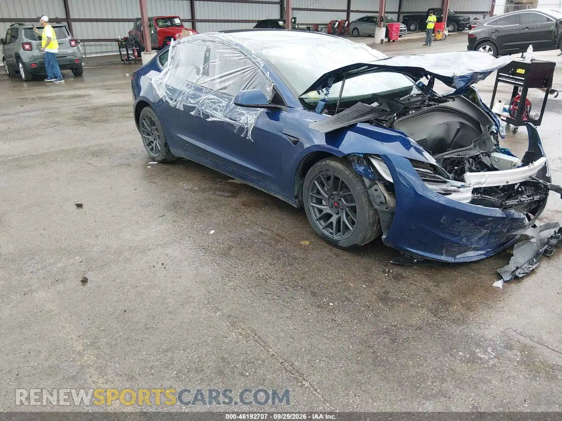 1 Photograph of a damaged car 5YJ3E1EB0SF933819 TESLA MODEL 3 2025