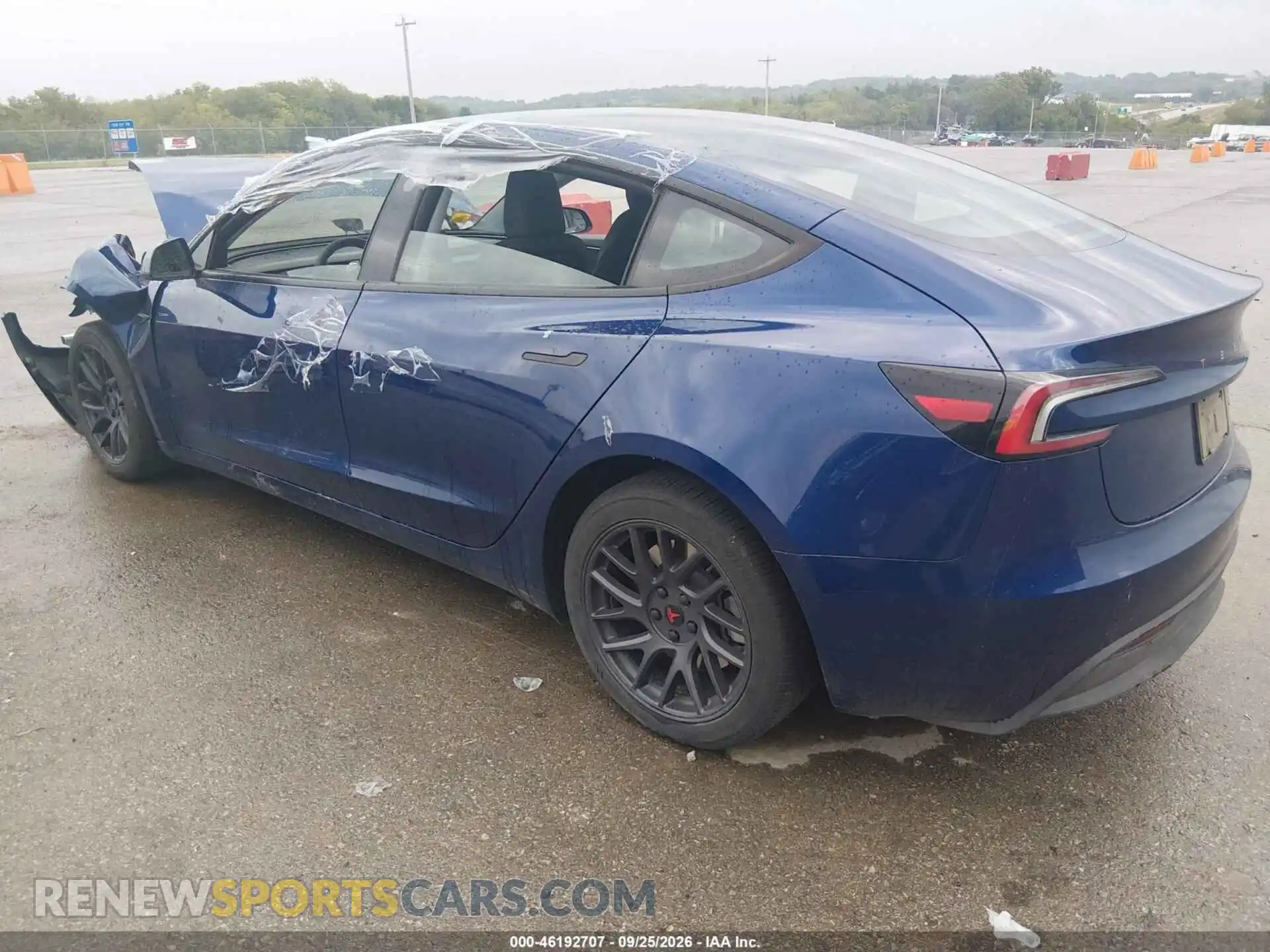3 Photograph of a damaged car 5YJ3E1EB0SF933819 TESLA MODEL 3 2025