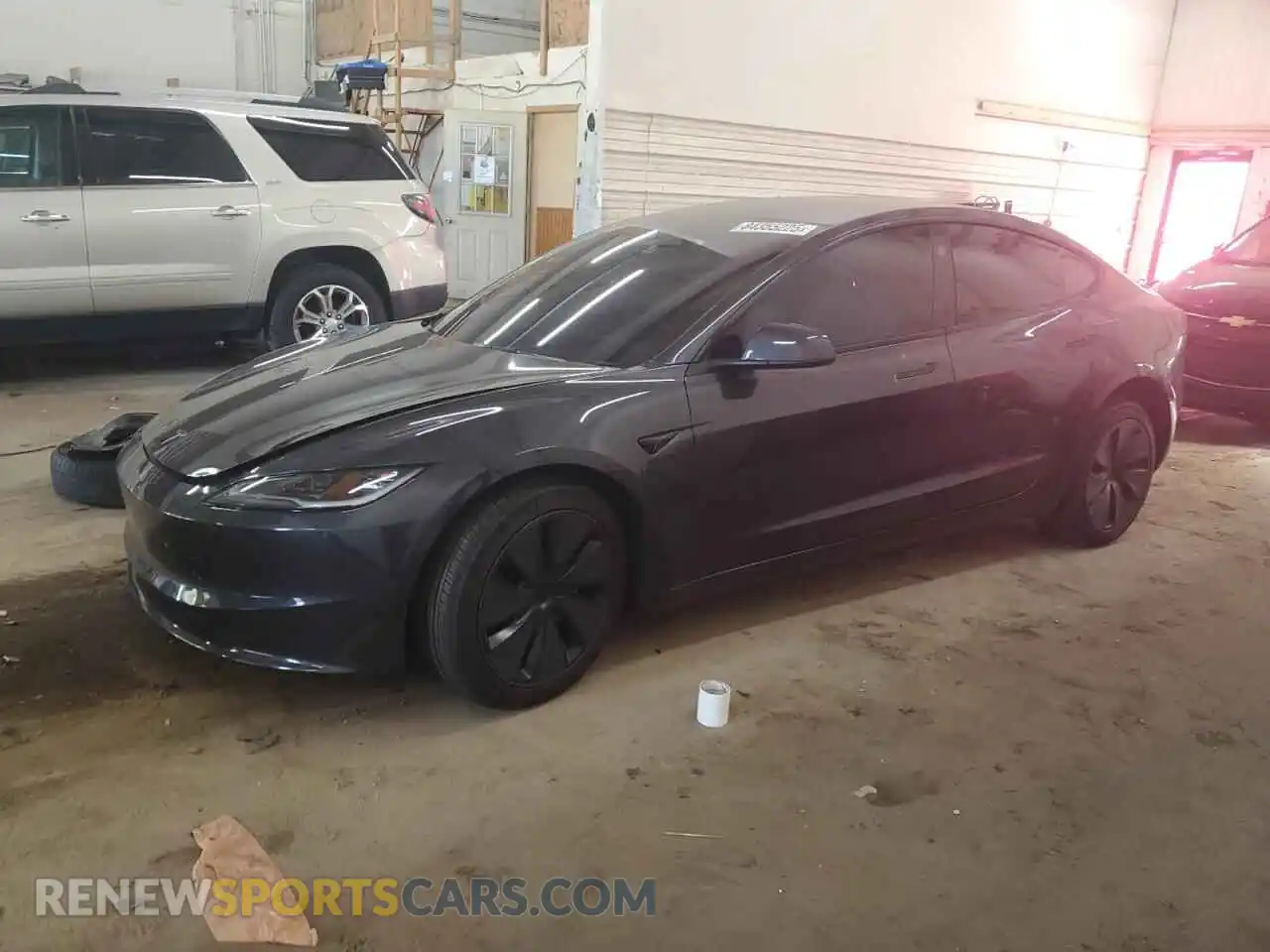 1 Photograph of a damaged car 5YJ3E1EB0SF937904 TESLA MODEL 3 2025
