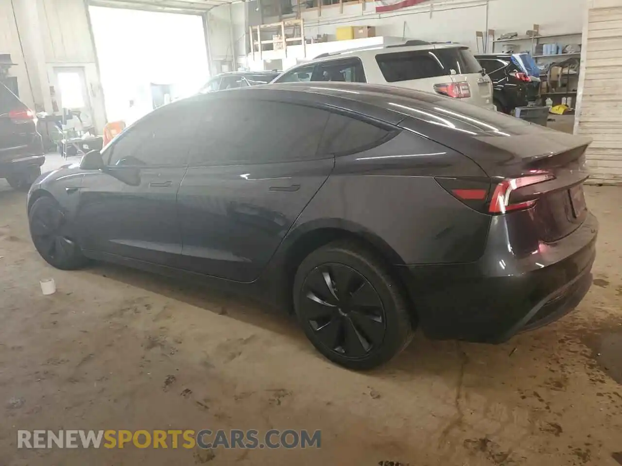 2 Photograph of a damaged car 5YJ3E1EB0SF937904 TESLA MODEL 3 2025