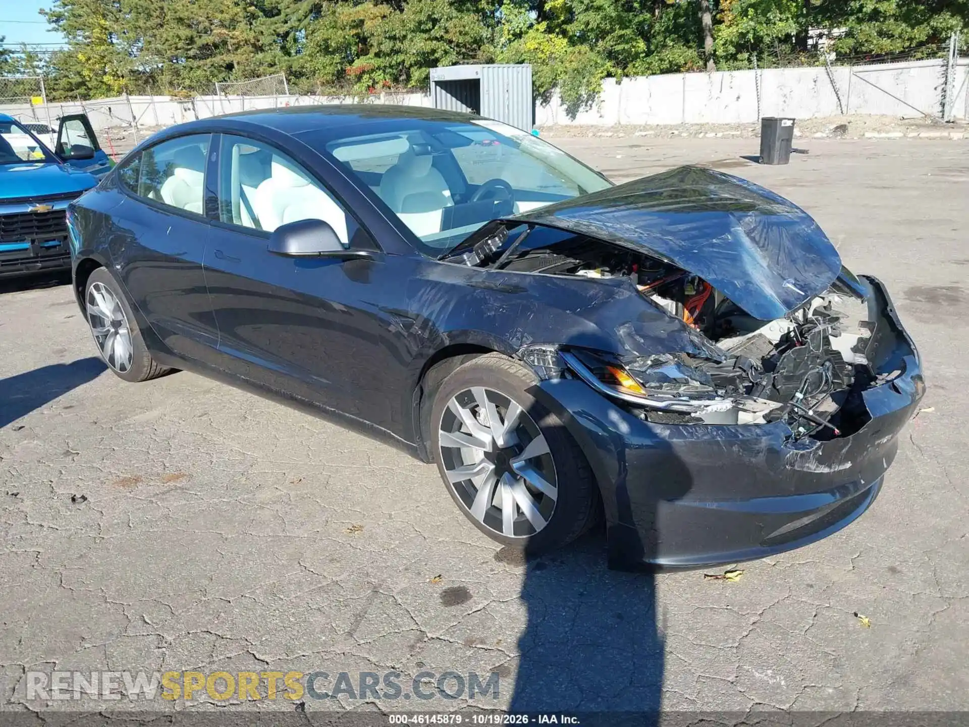 1 Фотография поврежденного автомобиля 5YJ3E1EB0SF989324 TESLA MODEL 3 2025