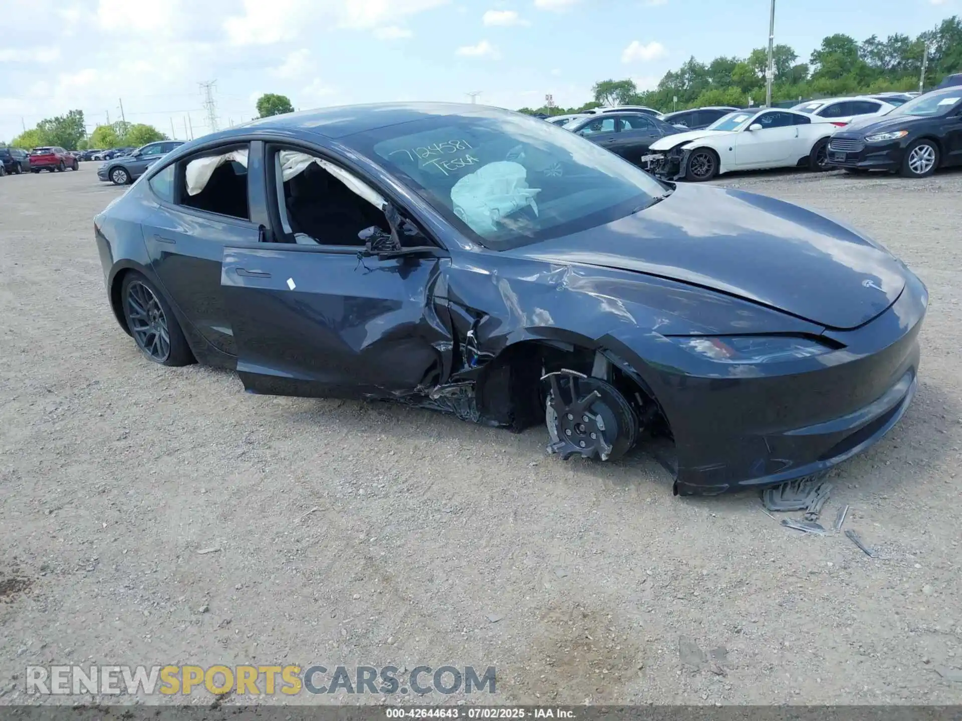 1 Photograph of a damaged car 5YJ3E1EB0SF995723 TESLA MODEL 3 2025