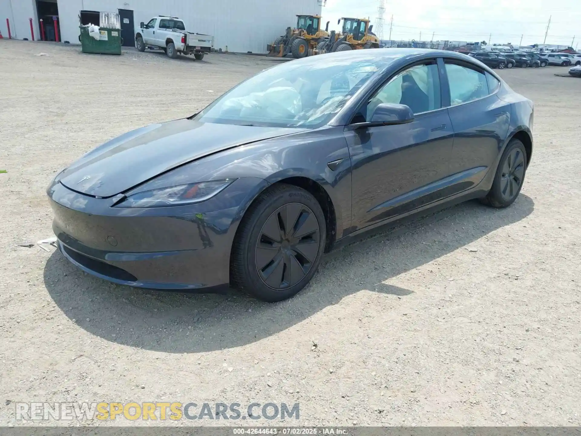 2 Photograph of a damaged car 5YJ3E1EB0SF995723 TESLA MODEL 3 2025