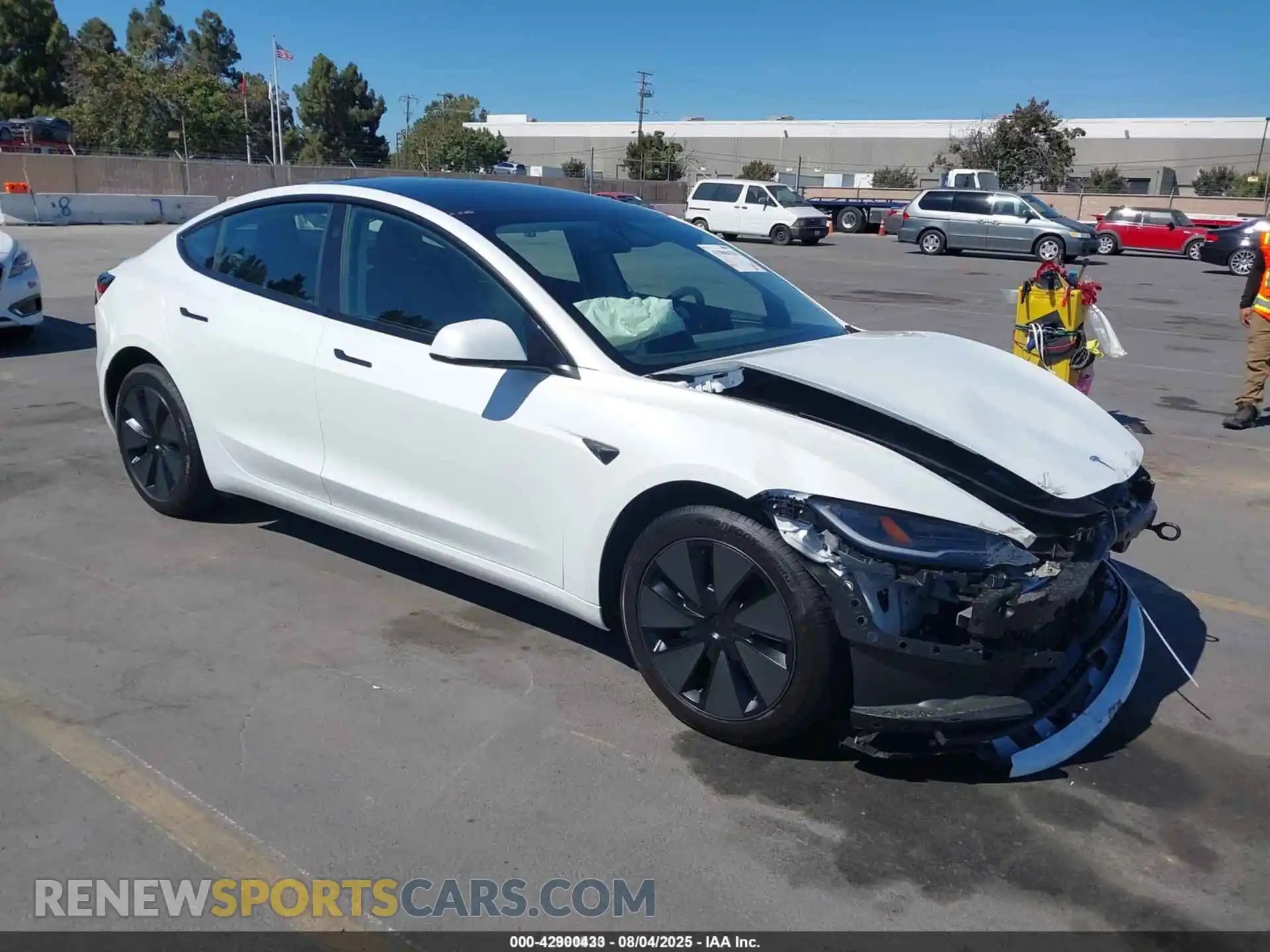 1 Photograph of a damaged car 5YJ3E1EB1SF001368 TESLA MODEL 3 2025
