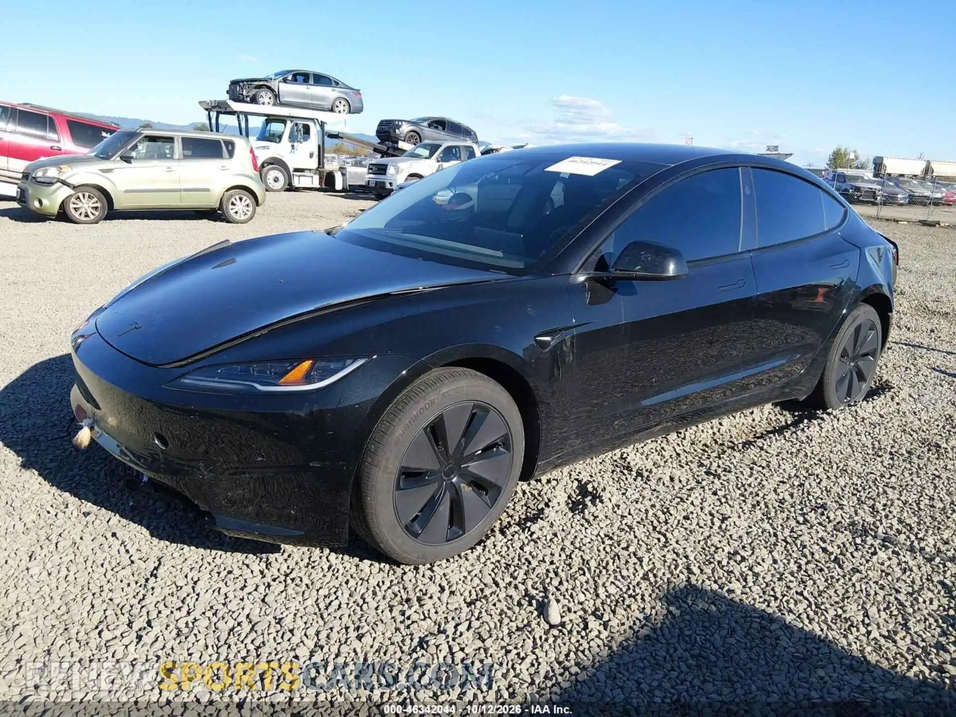 2 Photograph of a damaged car 5YJ3E1EB1SF018428 TESLA MODEL 3 2025