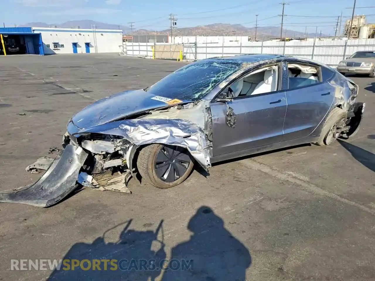 1 Photograph of a damaged car 5YJ3E1EB1SF050635 TESLA MODEL 3 2025