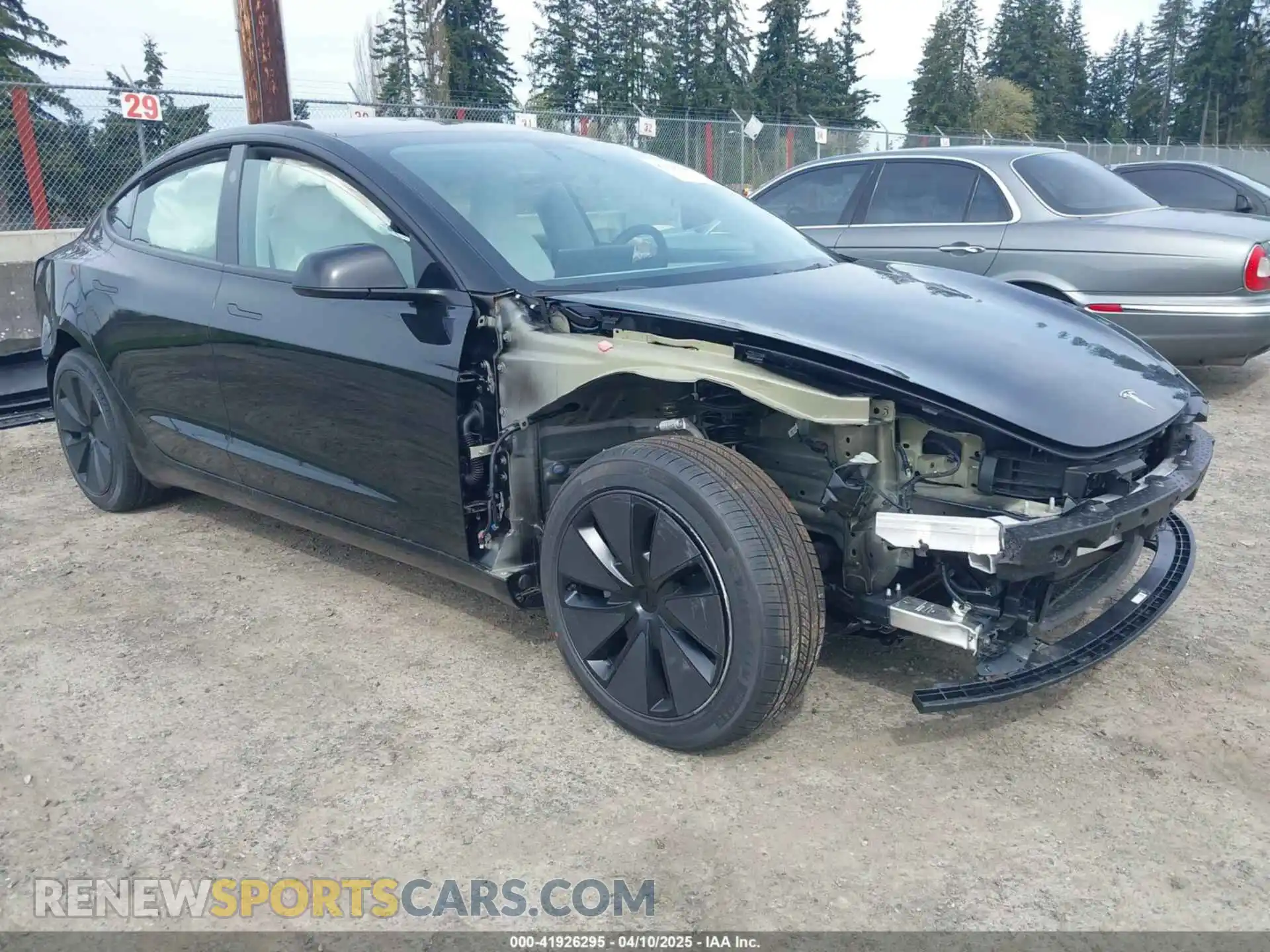 1 Photograph of a damaged car 5YJ3E1EB1SF885103 TESLA MODEL 3 2025