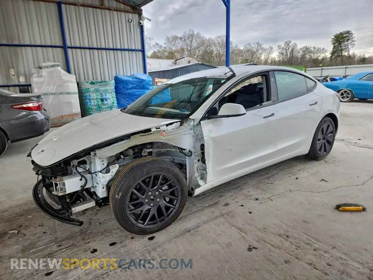 1 Photograph of a damaged car 5YJ3E1EB1SF896036 TESLA MODEL 3 2025