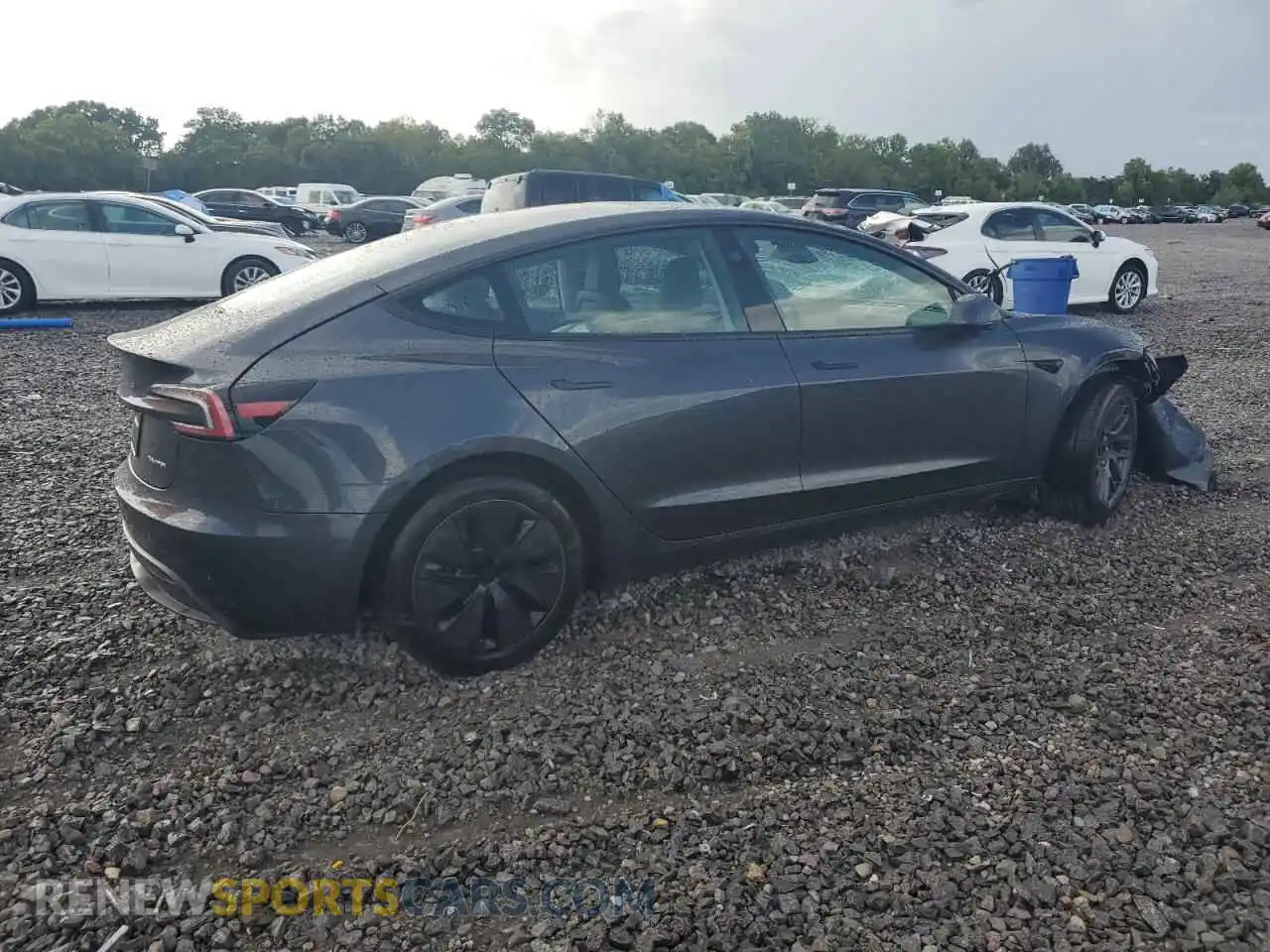 3 Photograph of a damaged car 5YJ3E1EB1SF908220 TESLA MODEL 3 2025