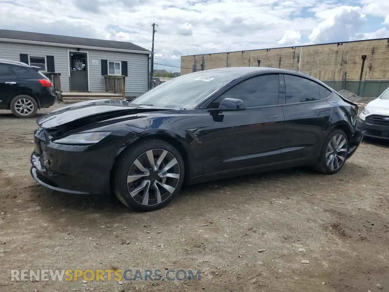 1 Photograph of a damaged car 5YJ3E1EB1SF932632 TESLA MODEL 3 2025