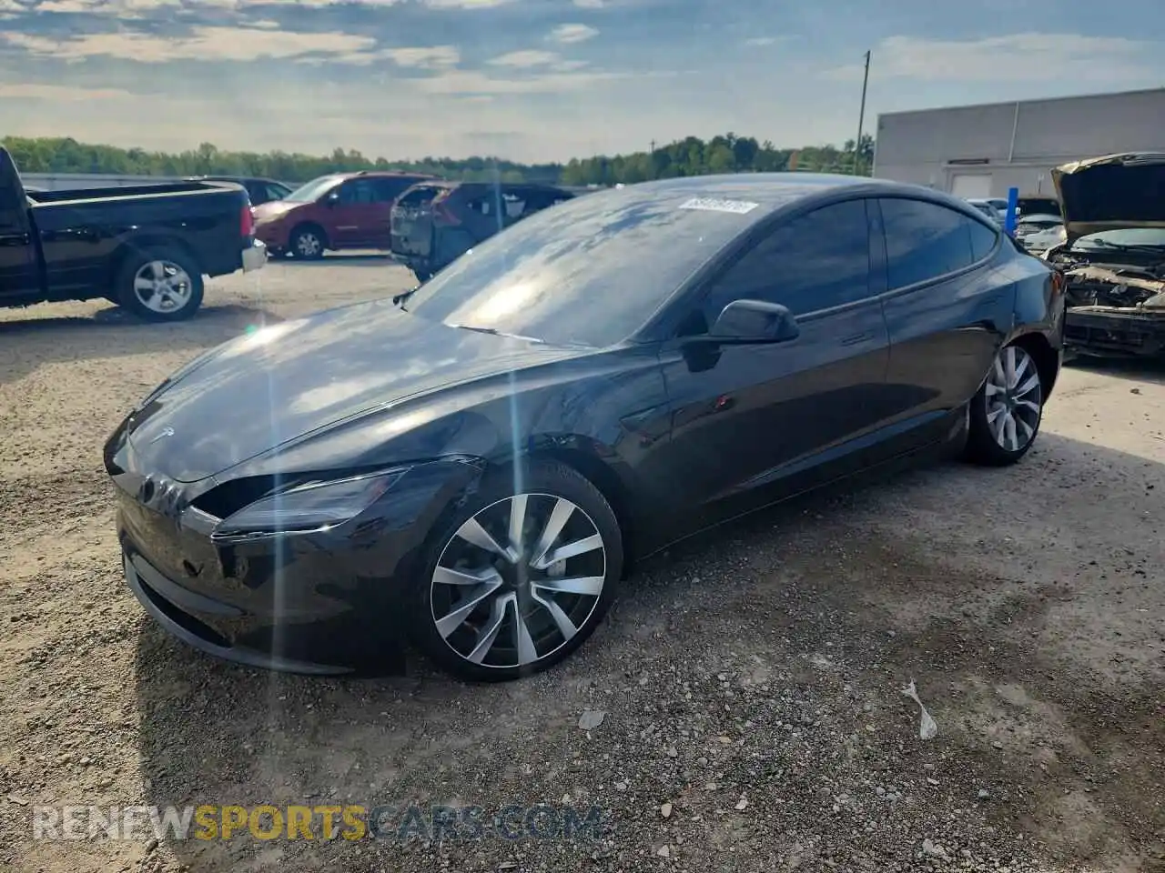 1 Photograph of a damaged car 5YJ3E1EB1SF976064 TESLA MODEL 3 2025