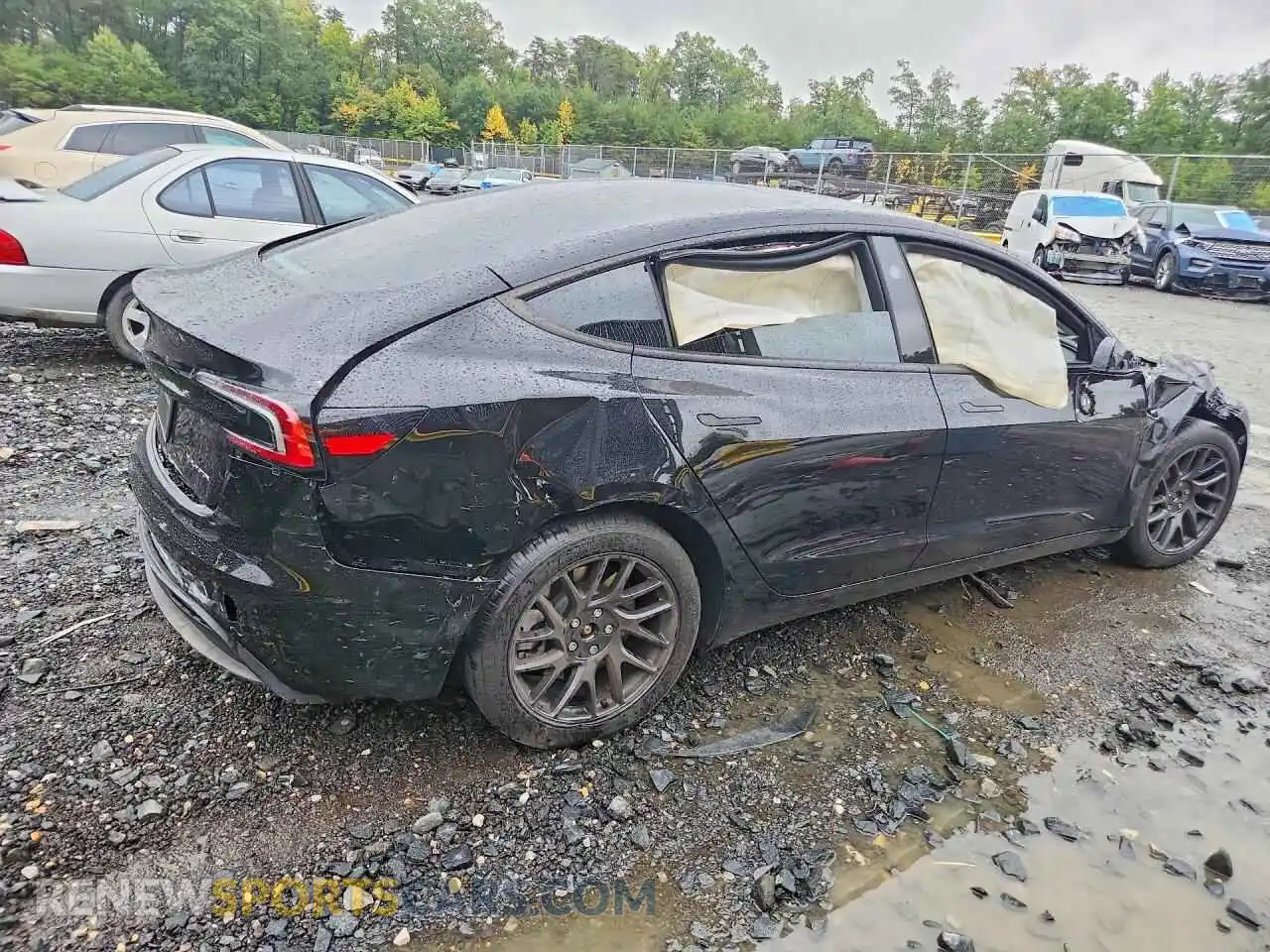 3 Photograph of a damaged car 5YJ3E1EB2SF914673 TESLA MODEL 3 2025