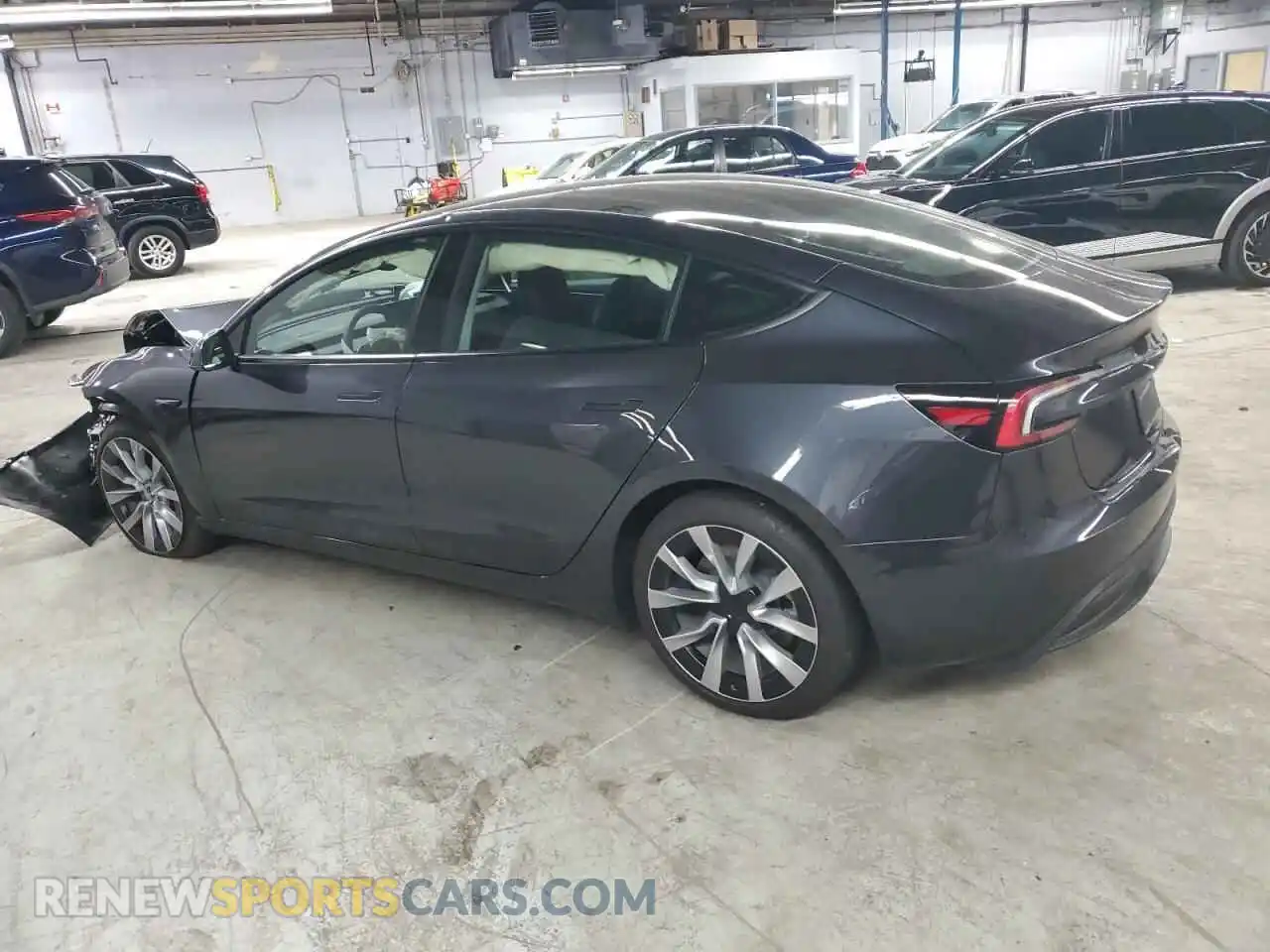 2 Photograph of a damaged car 5YJ3E1EB2SF938813 TESLA MODEL 3 2025