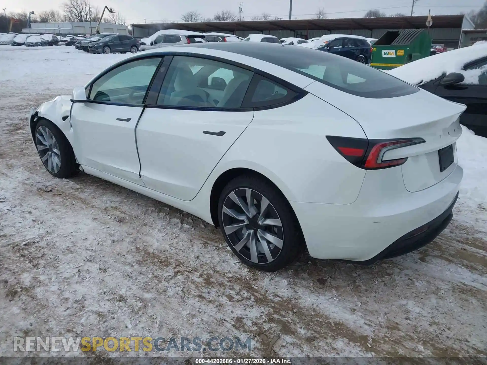 3 Photograph of a damaged car 5YJ3E1EB2SF942585 TESLA MODEL 3 2025