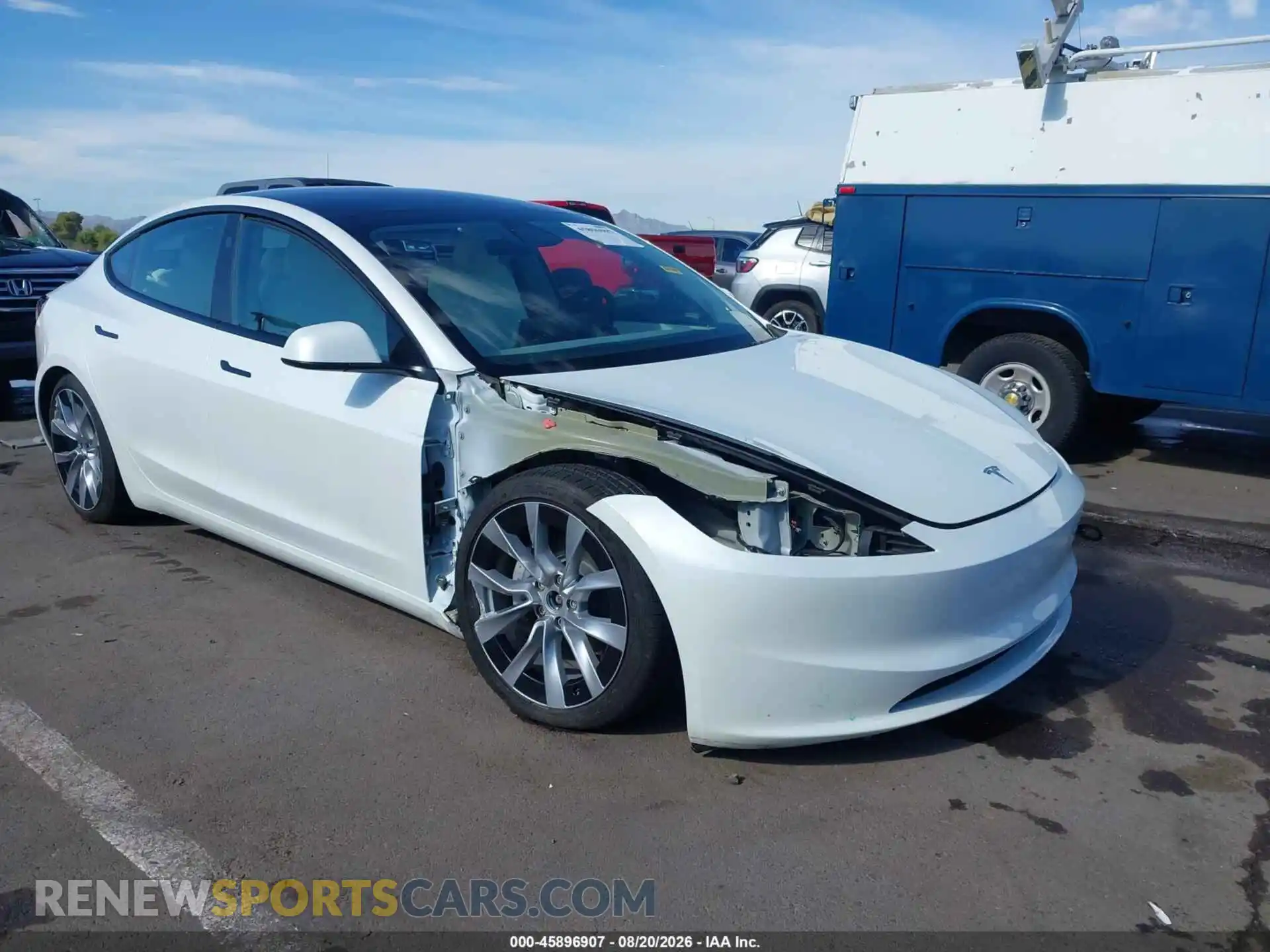 1 Фотография поврежденного автомобиля 5YJ3E1EB2SF952212 TESLA MODEL 3 2025