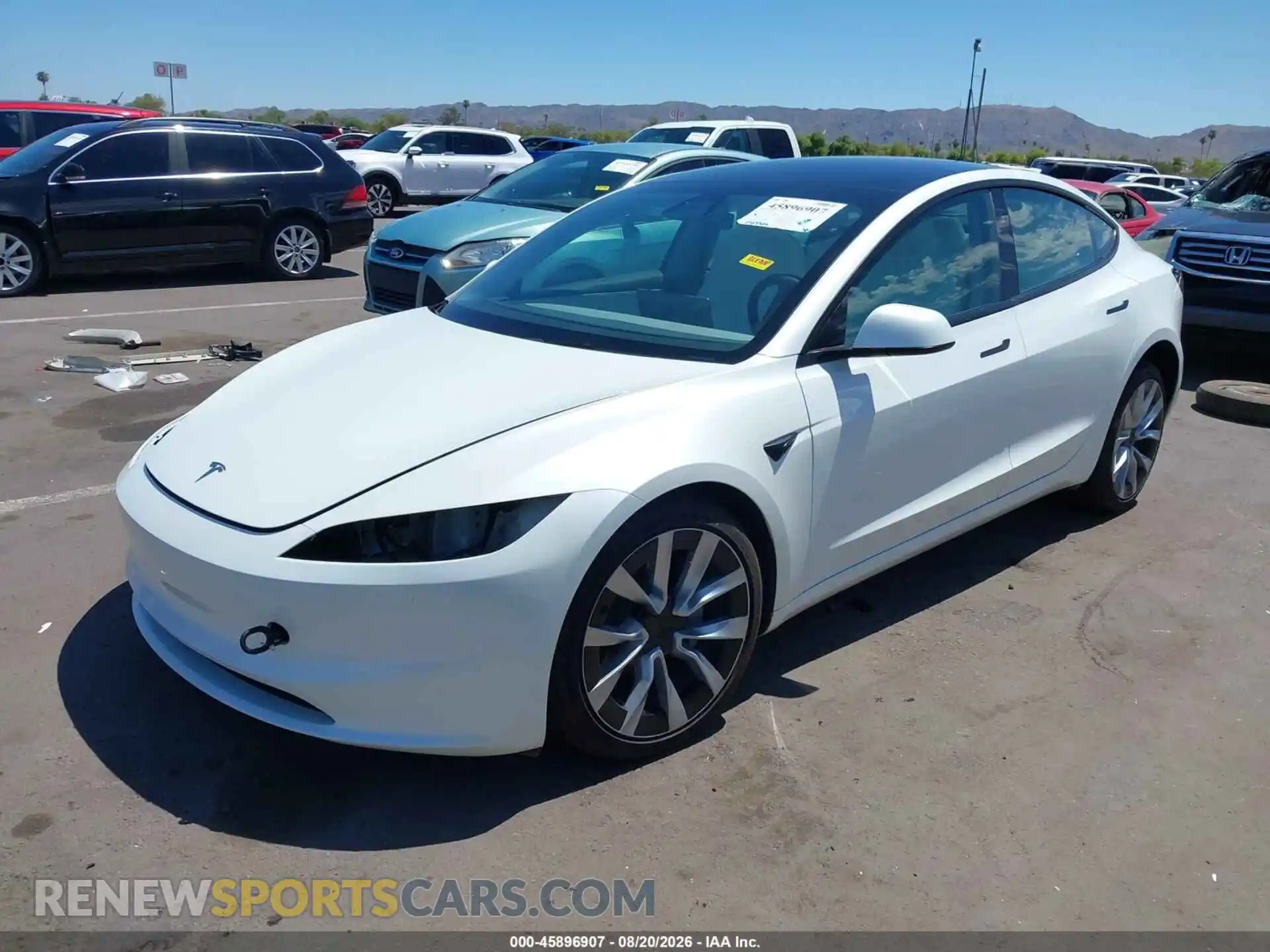 2 Фотография поврежденного автомобиля 5YJ3E1EB2SF952212 TESLA MODEL 3 2025