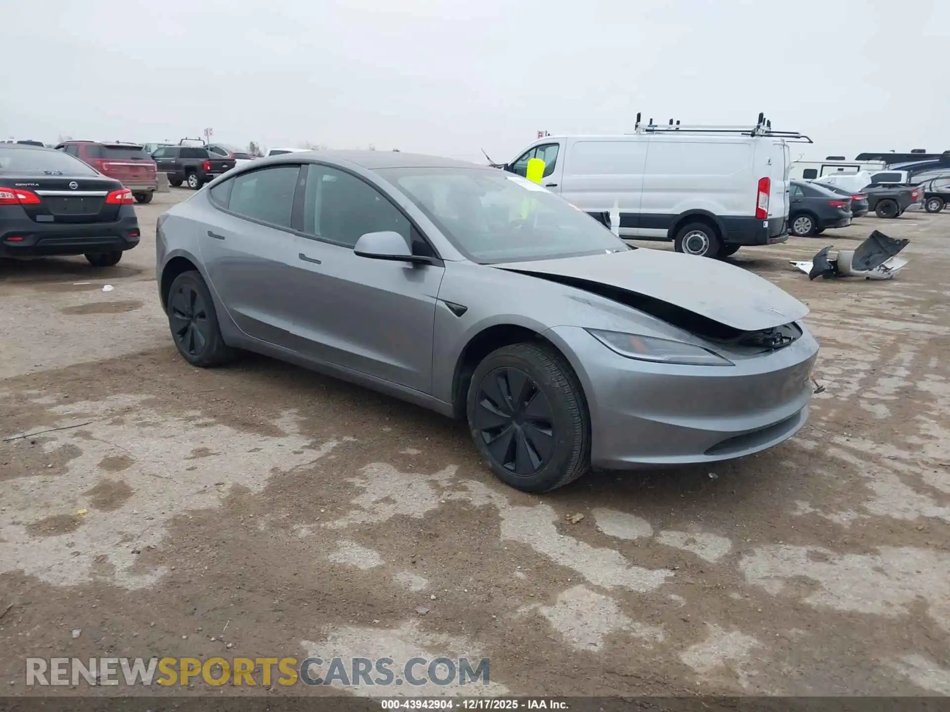 1 Photograph of a damaged car 5YJ3E1EB3SF898502 TESLA MODEL 3 2025