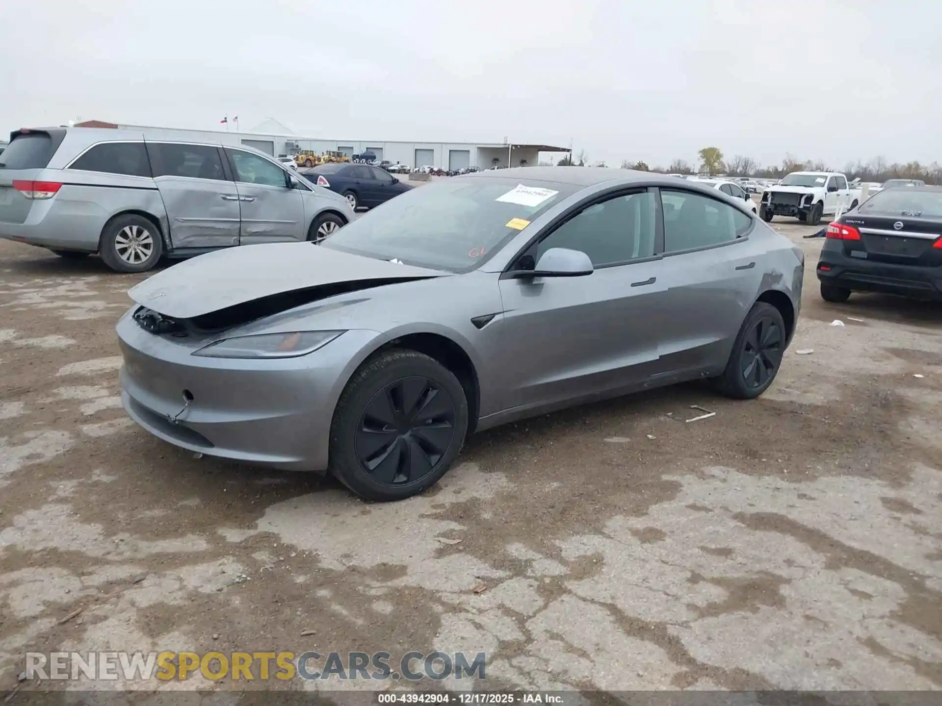 2 Photograph of a damaged car 5YJ3E1EB3SF898502 TESLA MODEL 3 2025