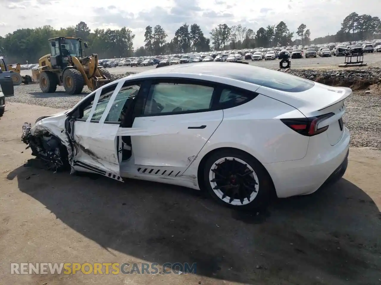 2 Photograph of a damaged car 5YJ3E1EB3SF912382 TESLA MODEL 3 2025