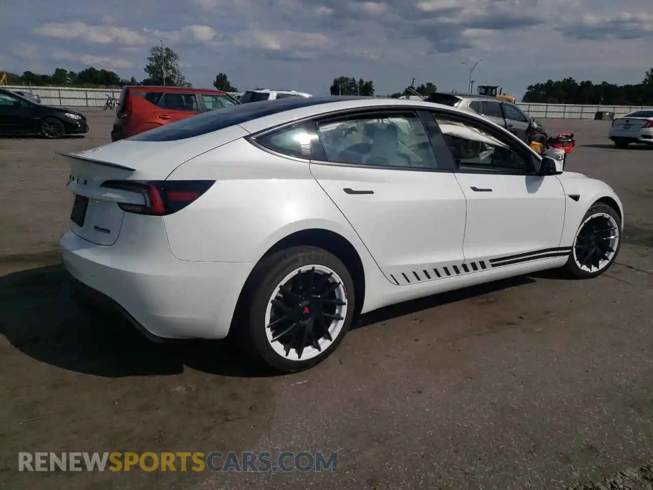 3 Photograph of a damaged car 5YJ3E1EB3SF912382 TESLA MODEL 3 2025