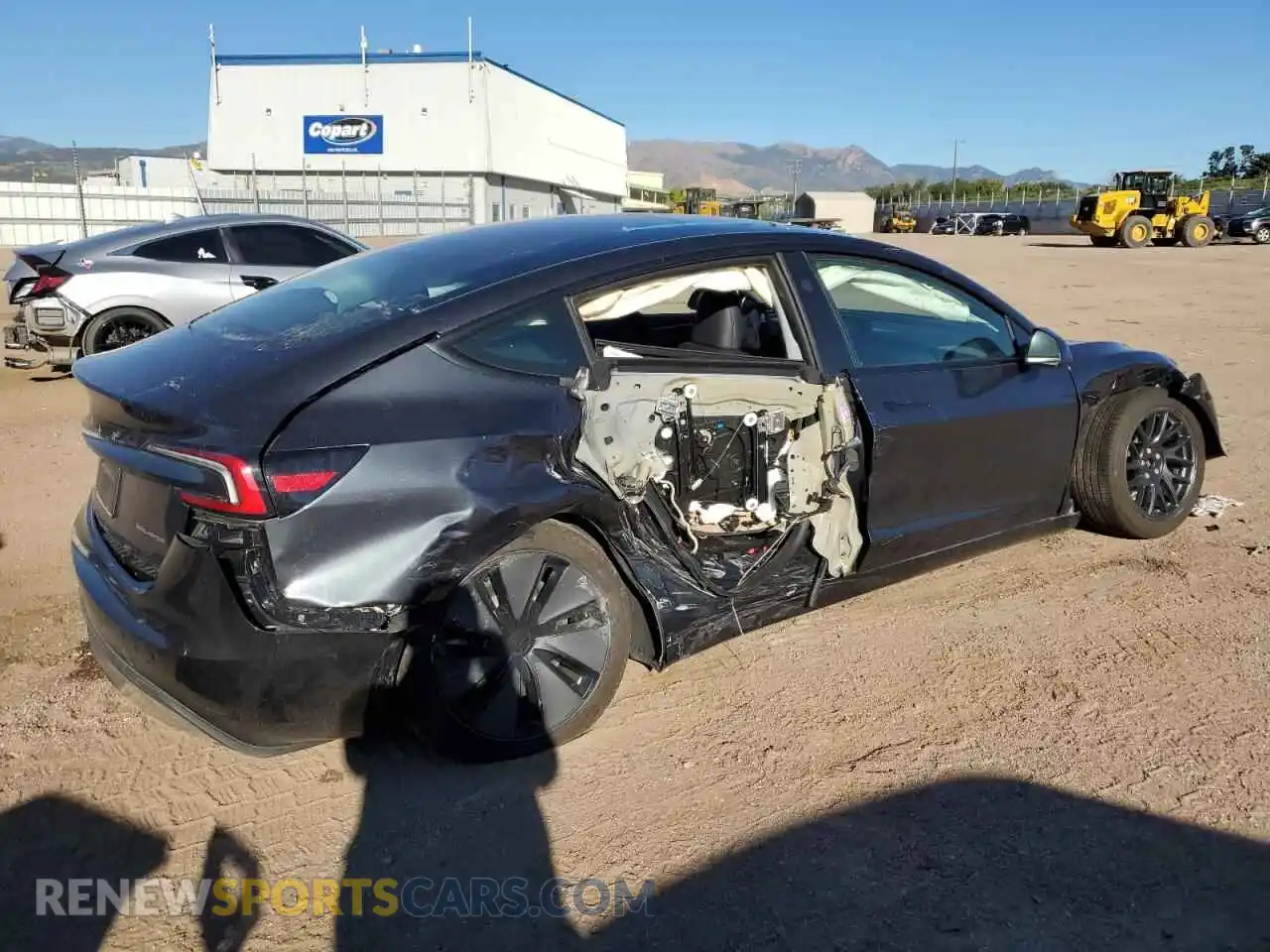 3 Photograph of a damaged car 5YJ3E1EB3SF926749 TESLA MODEL 3 2025