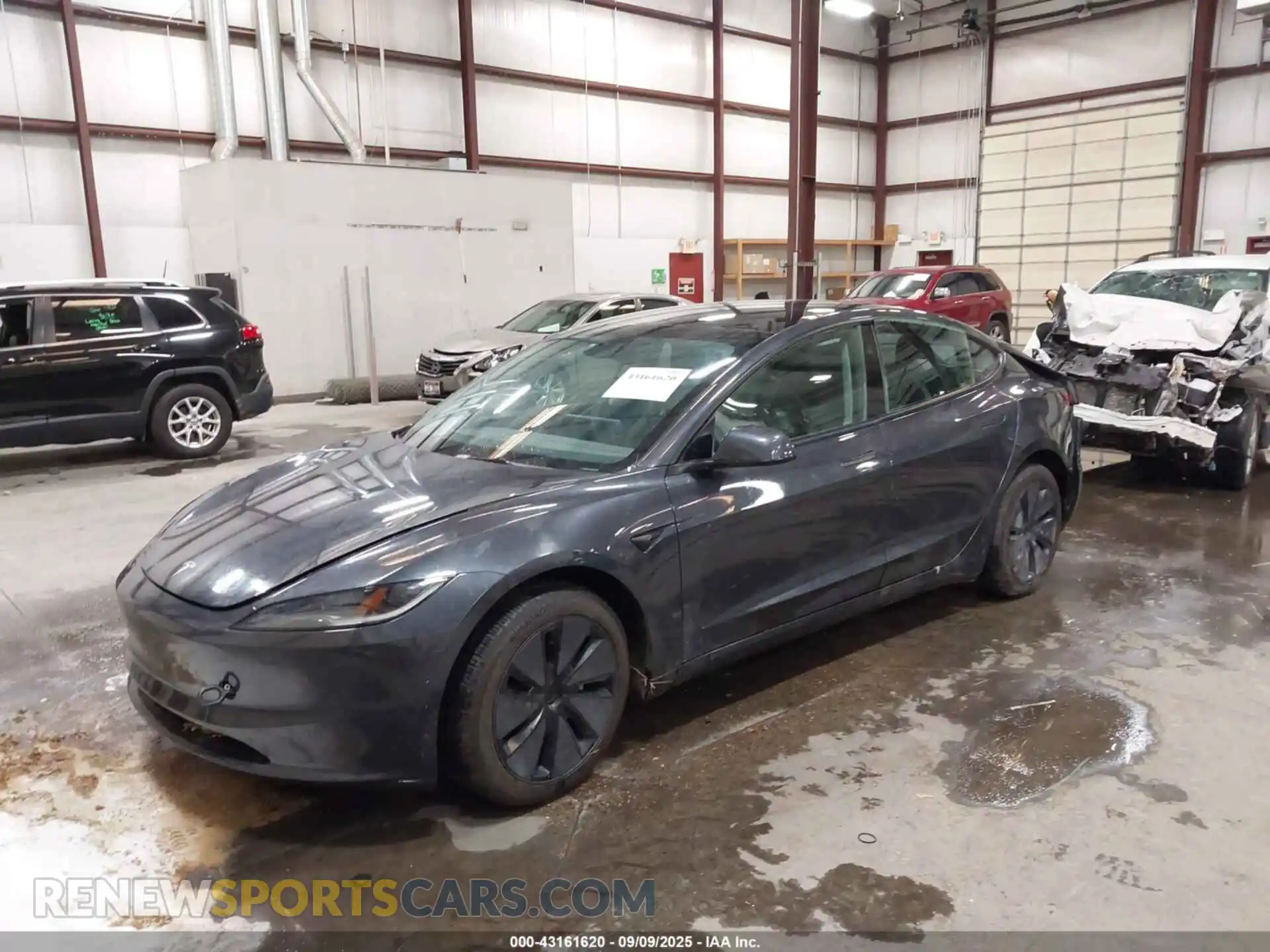 2 Photograph of a damaged car 5YJ3E1EB3SF929716 TESLA MODEL 3 2025