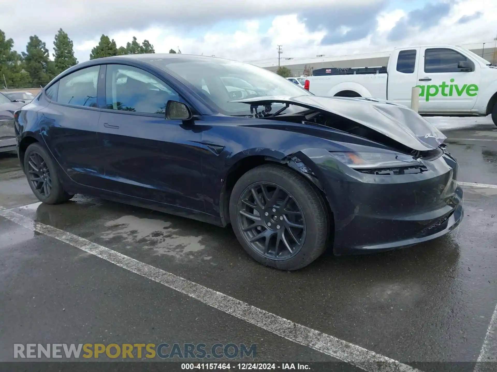 1 Photograph of a damaged car 5YJ3E1EB4SF874936 TESLA MODEL 3 2025