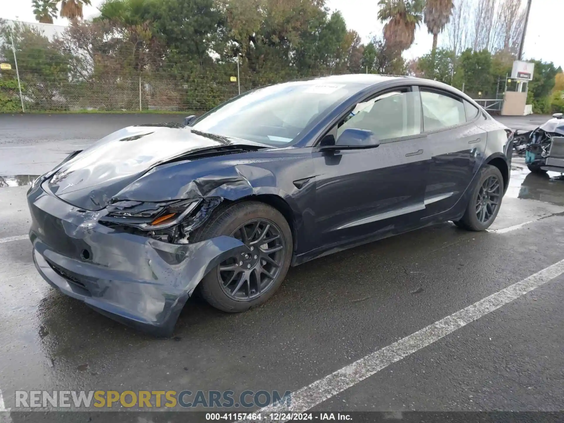 2 Photograph of a damaged car 5YJ3E1EB4SF874936 TESLA MODEL 3 2025
