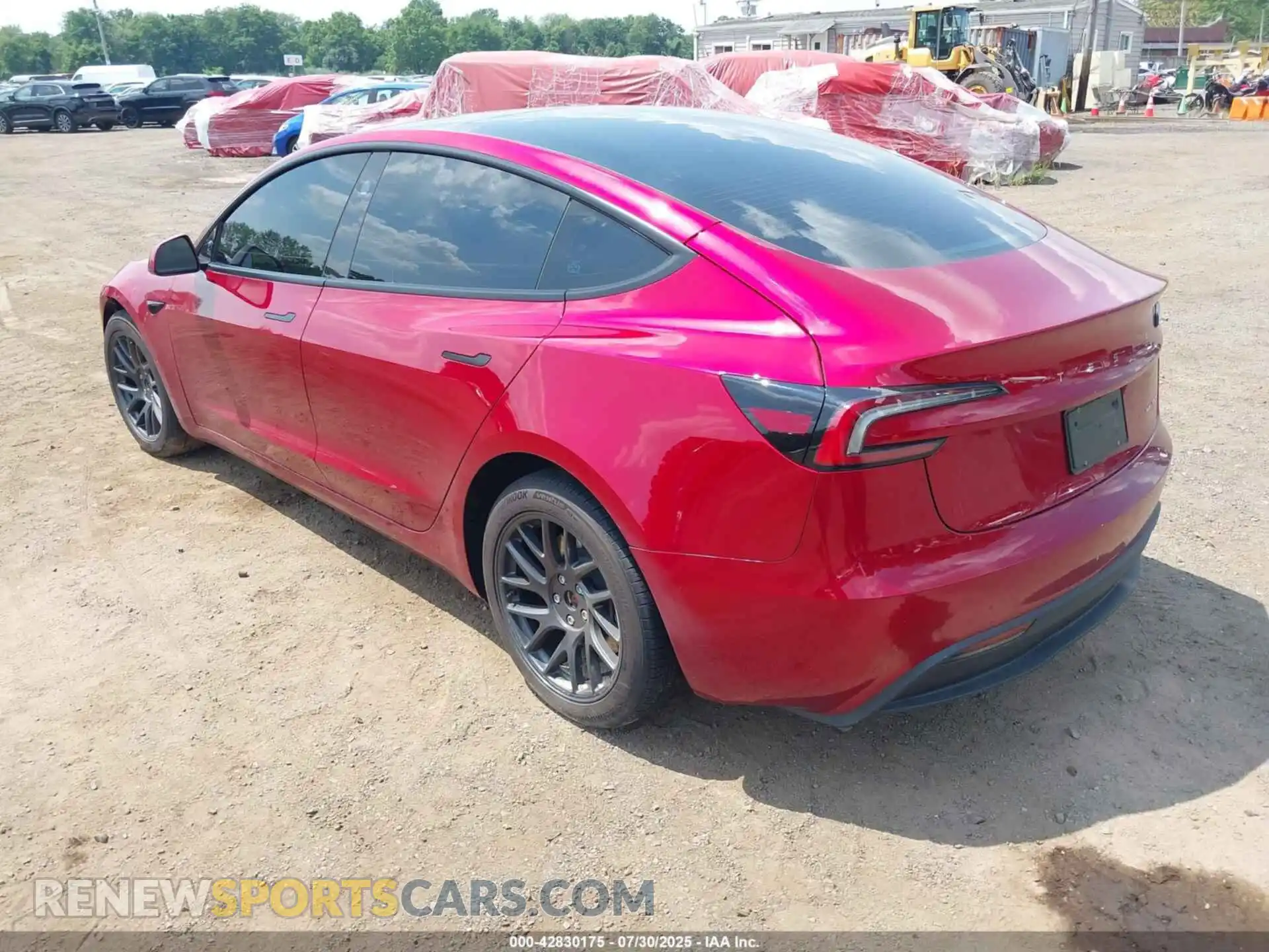 3 Photograph of a damaged car 5YJ3E1EB4SF879117 TESLA MODEL 3 2025