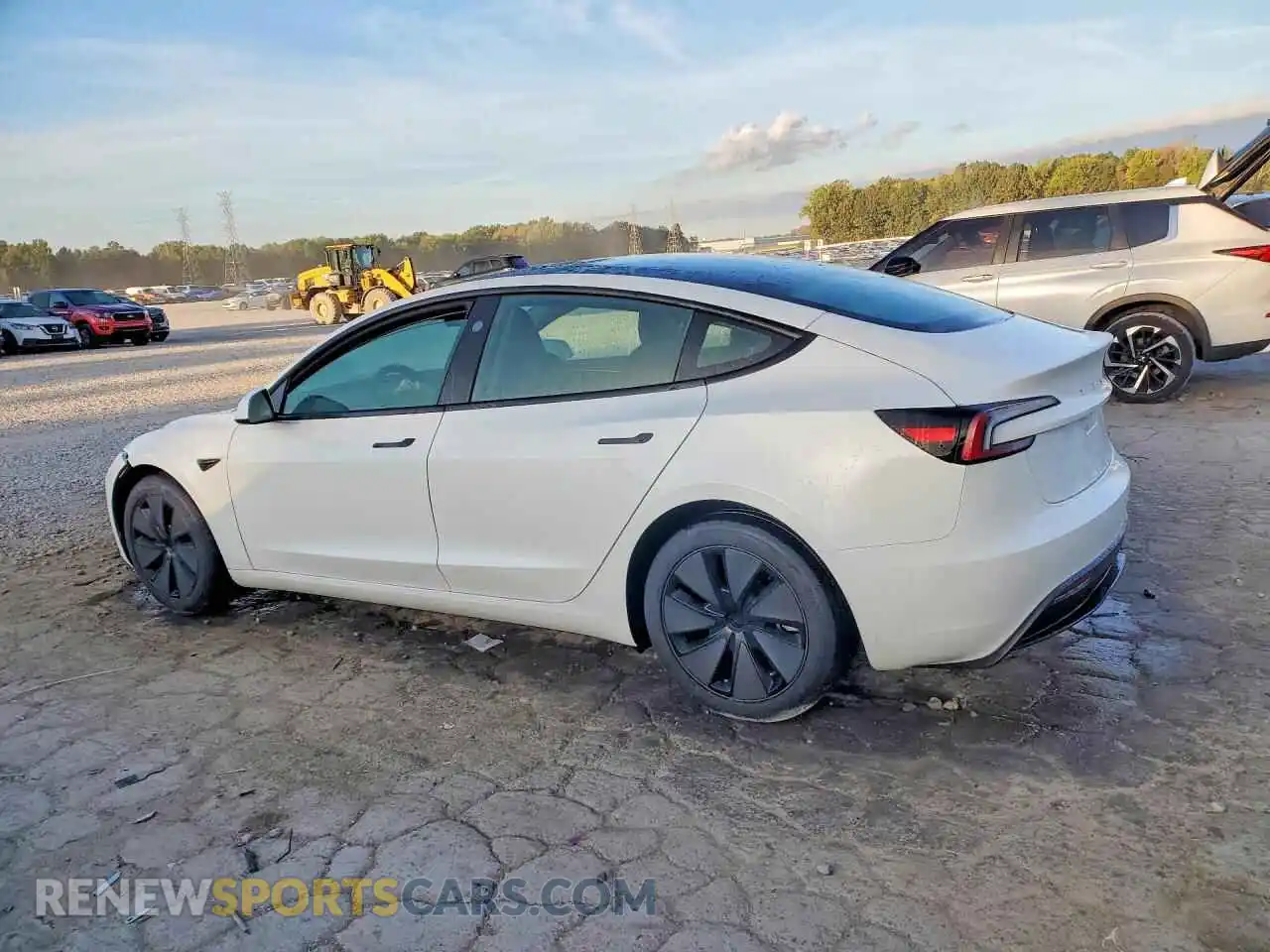 2 Photograph of a damaged car 5YJ3E1EB5SF010283 TESLA MODEL 3 2025