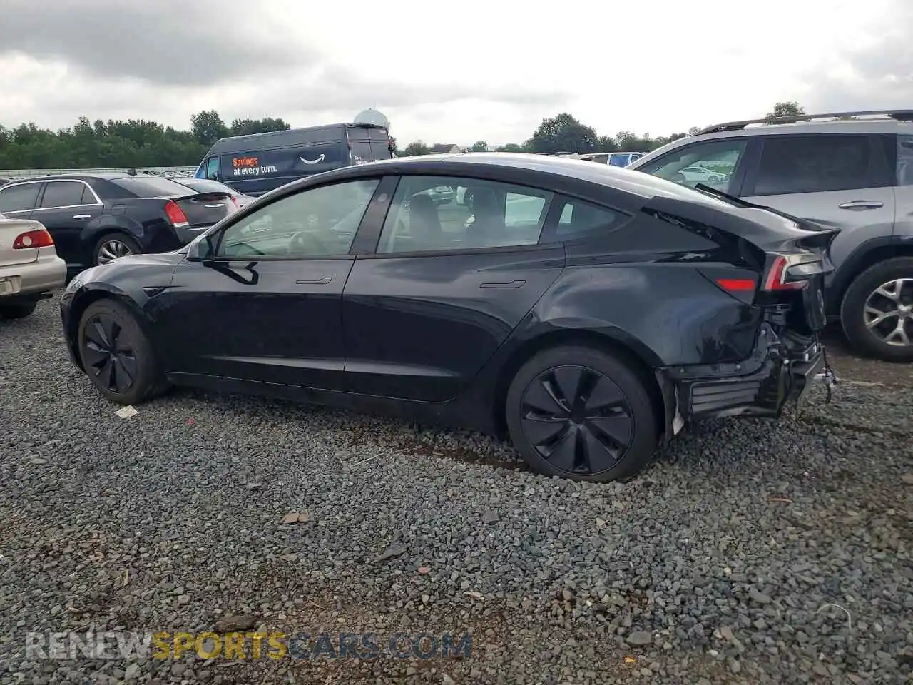 2 Фотография поврежденного автомобиля 5YJ3E1EB5SF017864 TESLA MODEL 3 2025