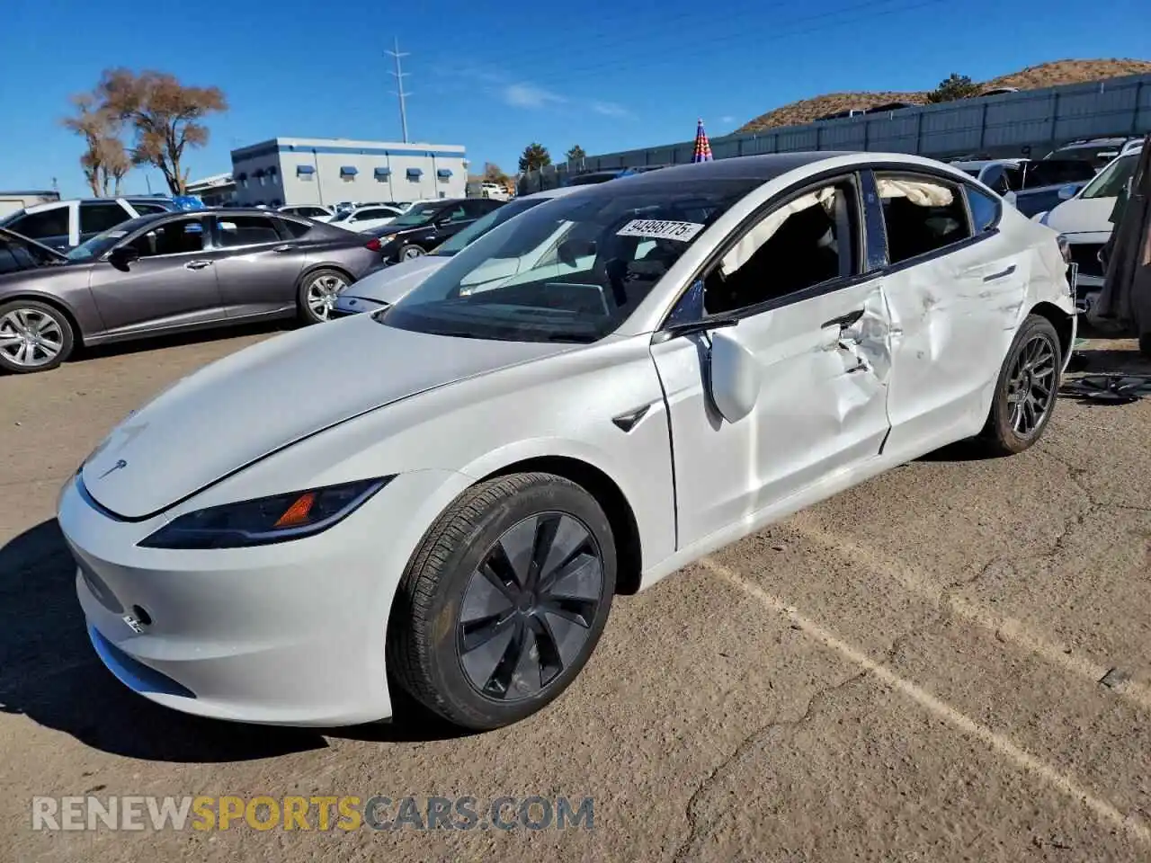 1 Photograph of a damaged car 5YJ3E1EB5SF884021 TESLA MODEL 3 2025
