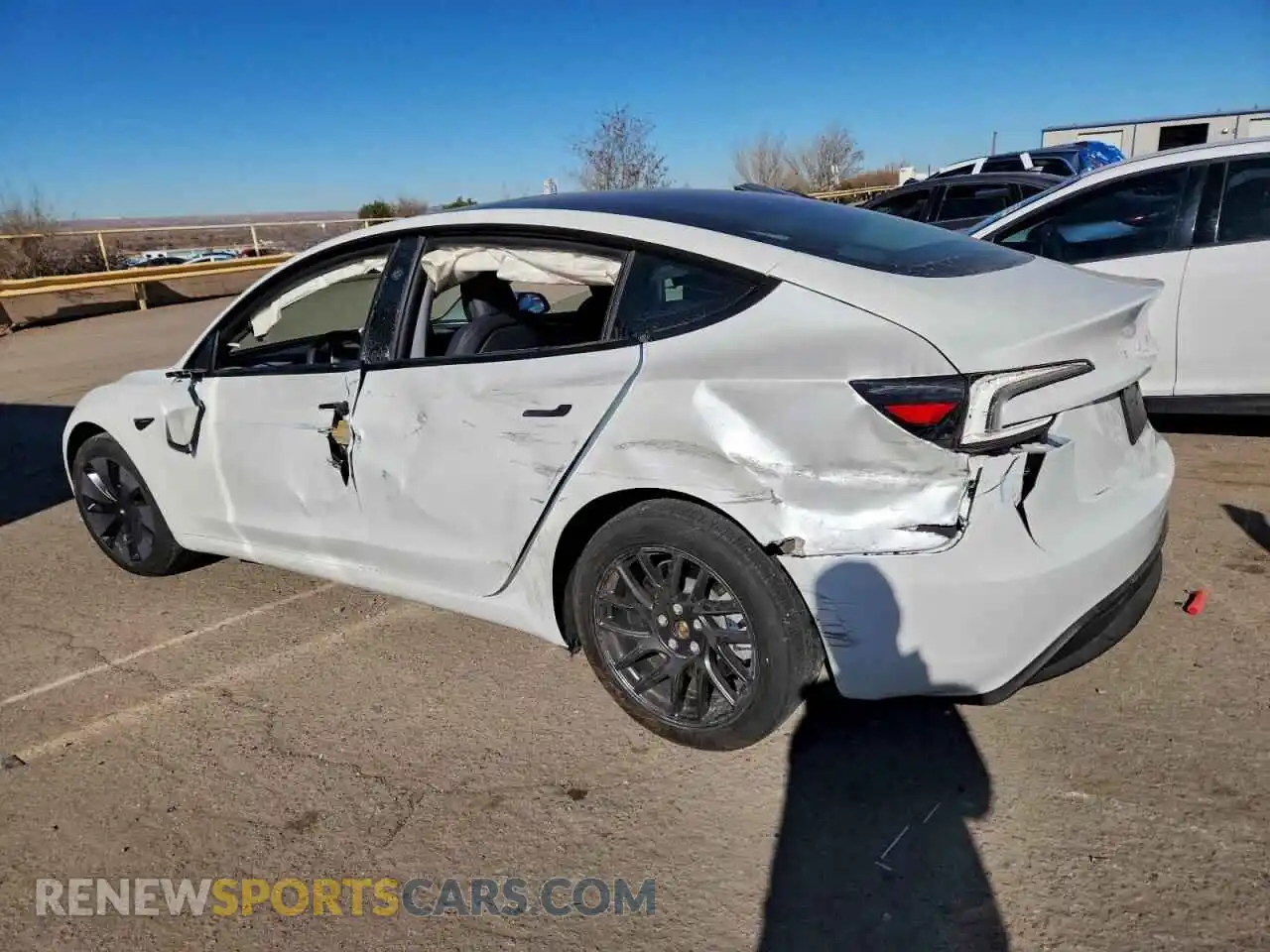 2 Photograph of a damaged car 5YJ3E1EB5SF884021 TESLA MODEL 3 2025