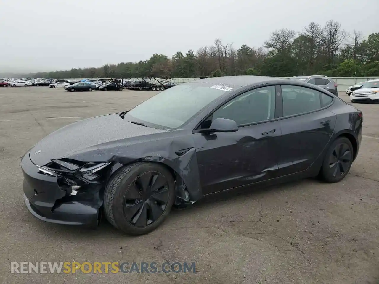 1 Photograph of a damaged car 5YJ3E1EB5SF911265 TESLA MODEL 3 2025