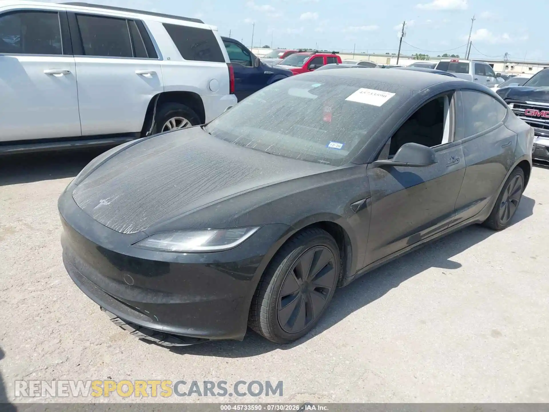 2 fotografías del automóvil dañado 5YJ3E1EB5SF914621 TESLA MODEL 3 2025