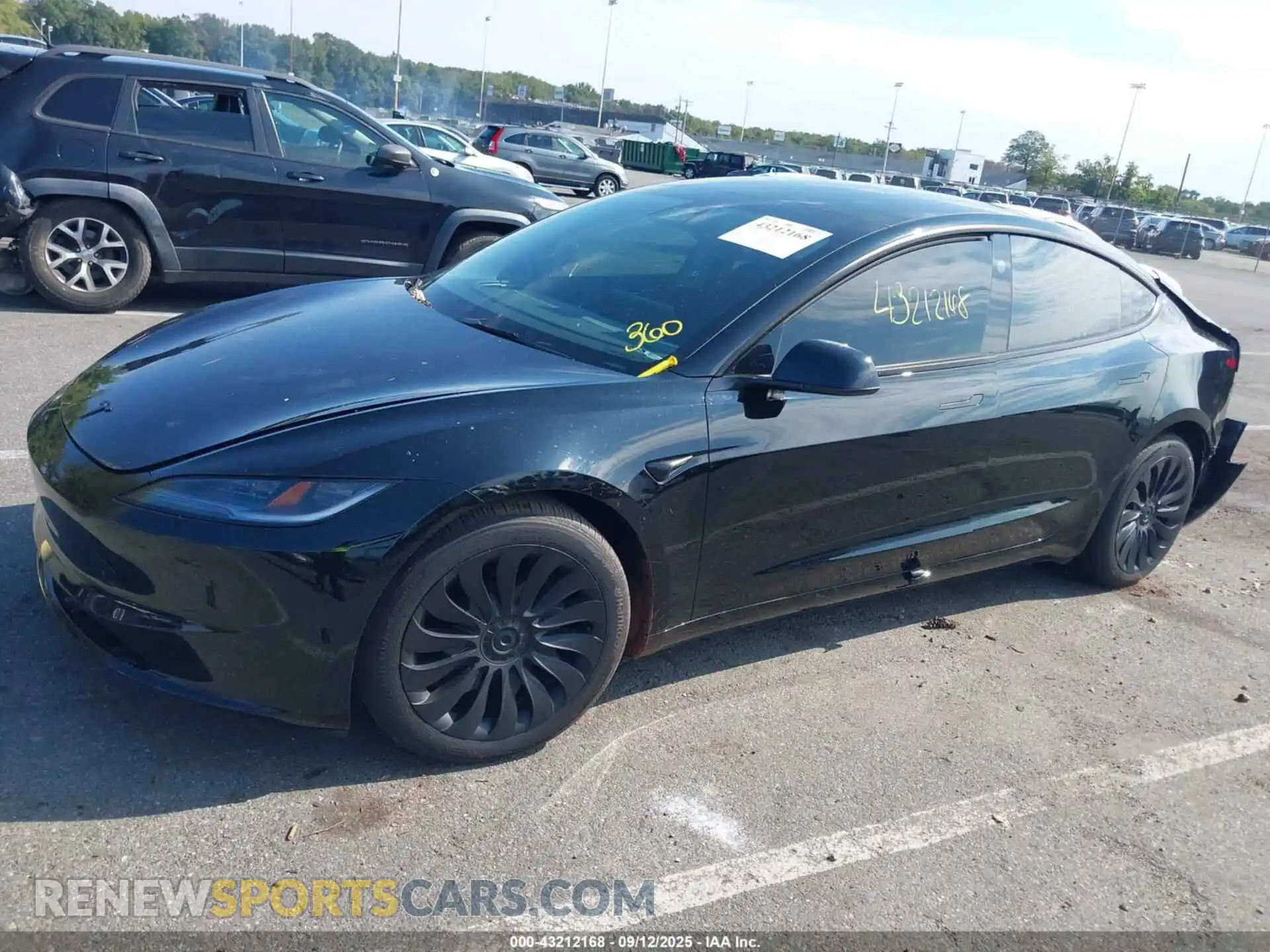 2 Photograph of a damaged car 5YJ3E1EB5SF926431 TESLA MODEL 3 2025