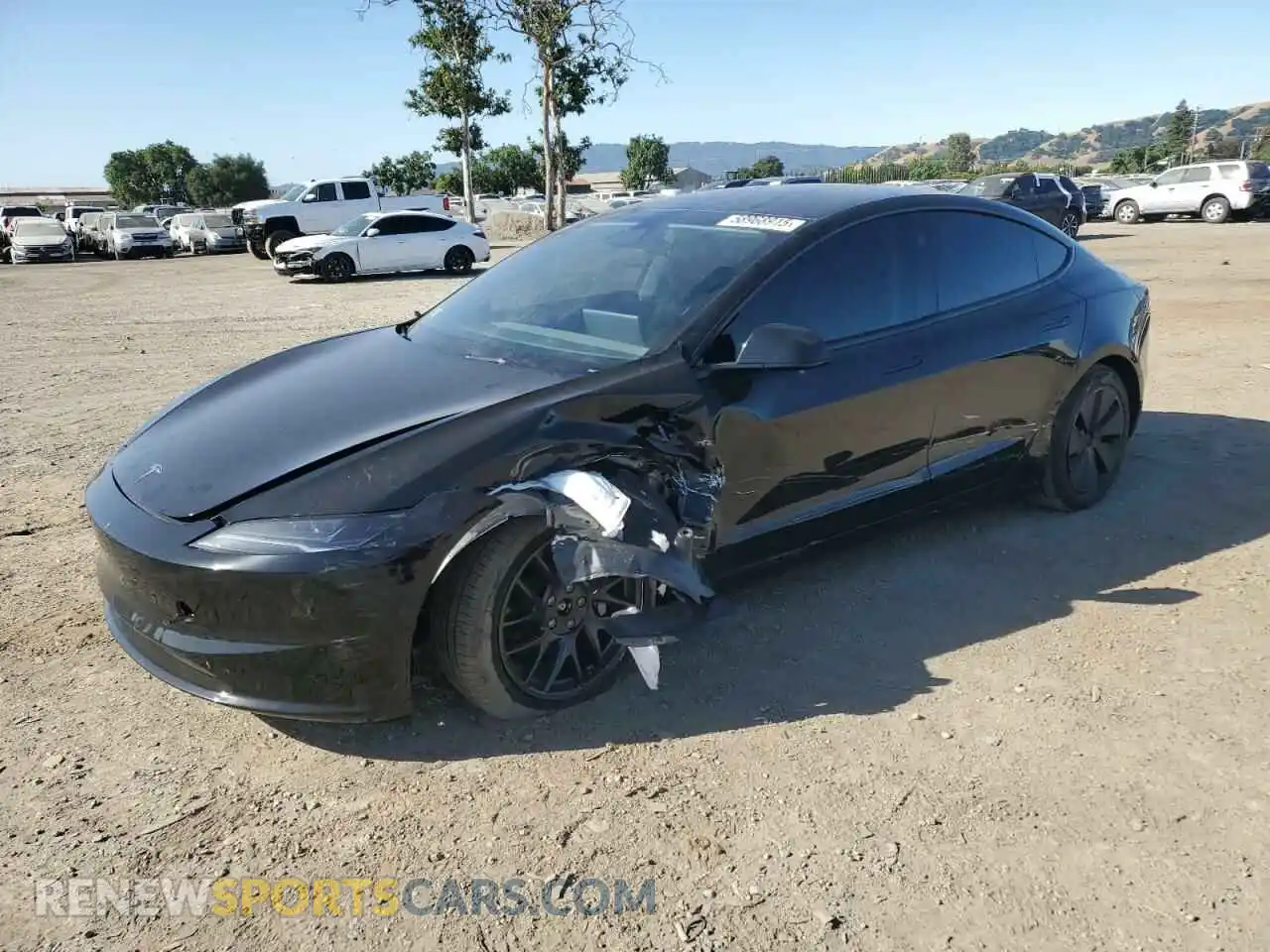 1 Photograph of a damaged car 5YJ3E1EB5SF941172 TESLA MODEL 3 2025