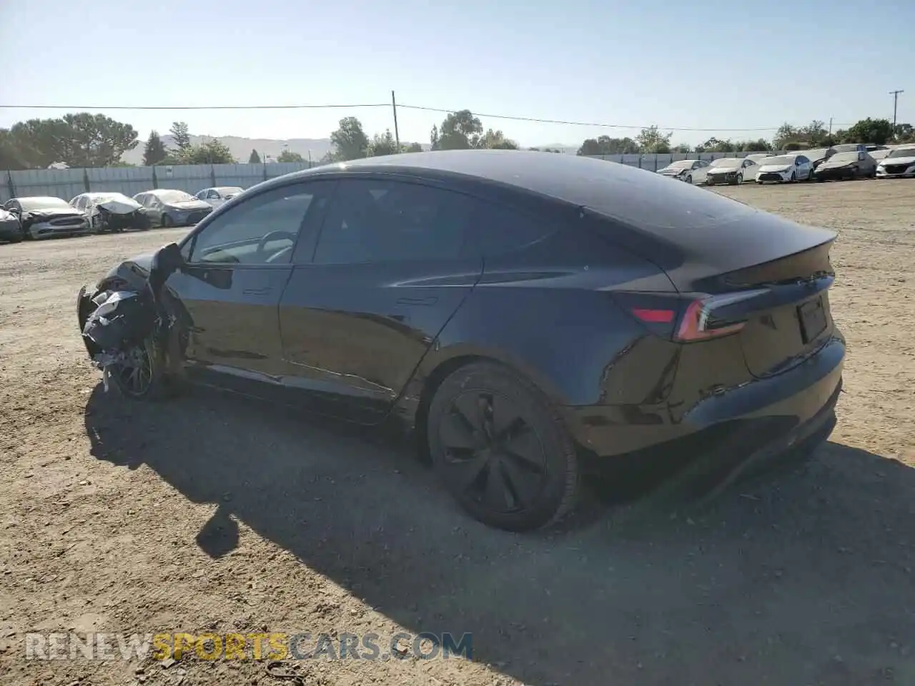 2 Photograph of a damaged car 5YJ3E1EB5SF941172 TESLA MODEL 3 2025