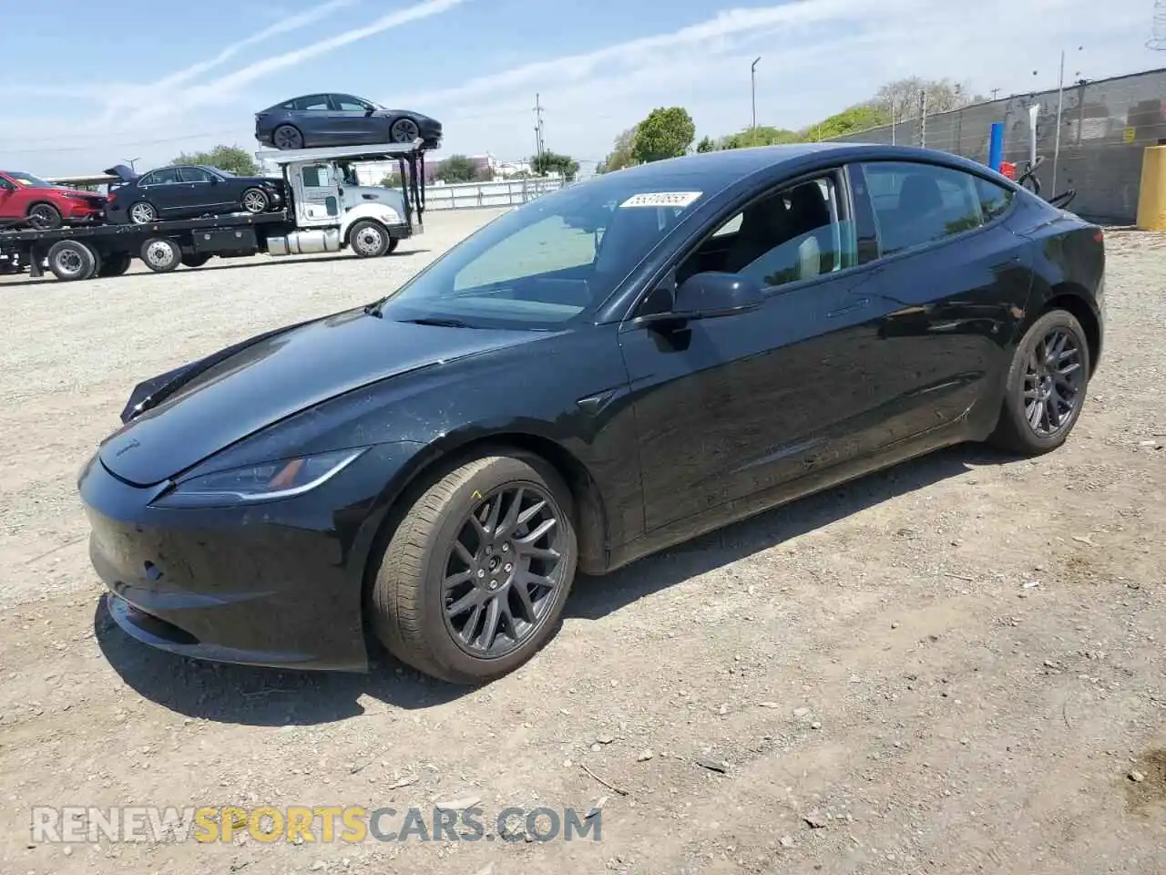 1 Фотография поврежденного автомобиля 5YJ3E1EB5SF950342 TESLA MODEL 3 2025