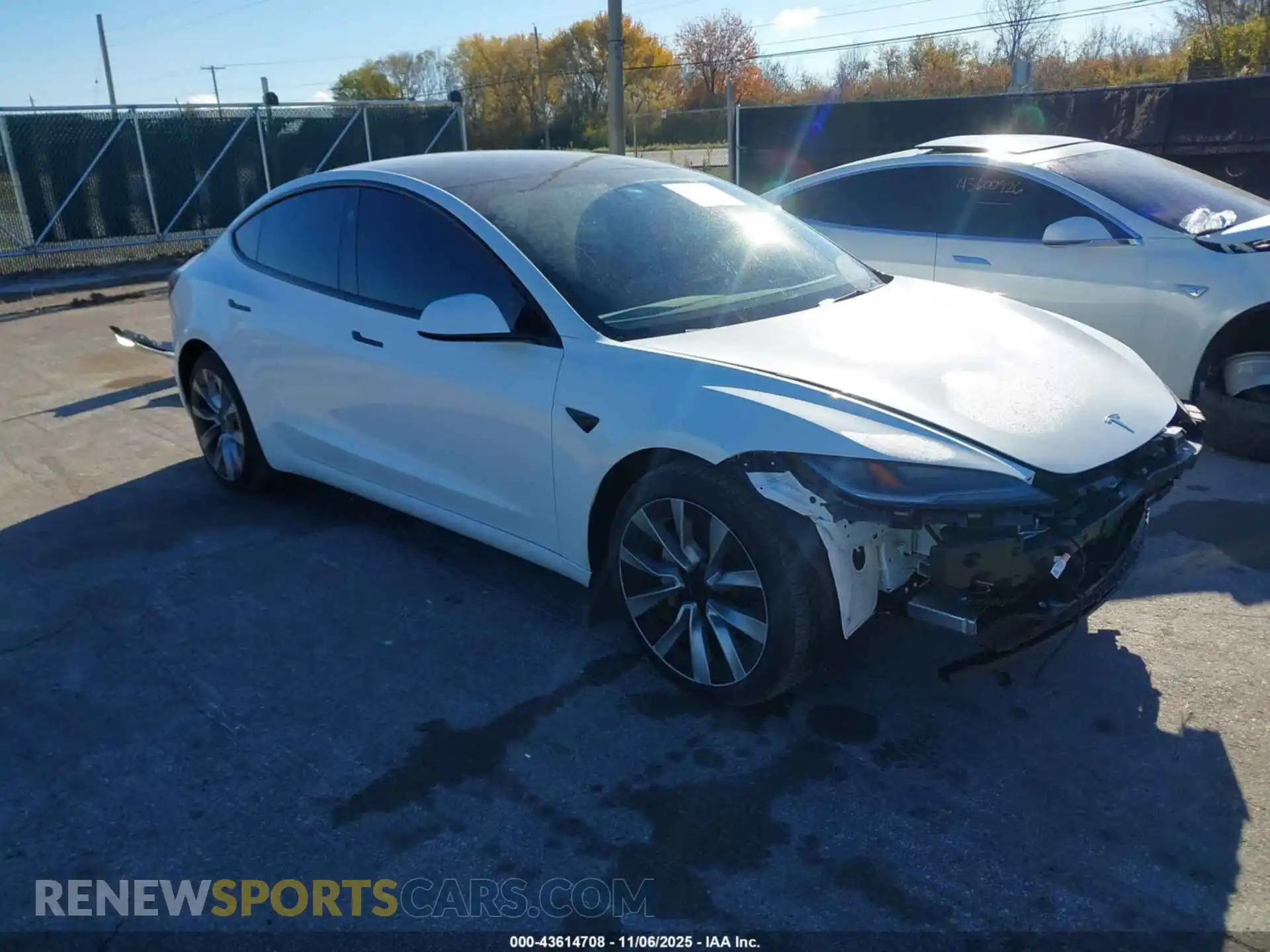 1 Photograph of a damaged car 5YJ3E1EB5SF987469 TESLA MODEL 3 2025