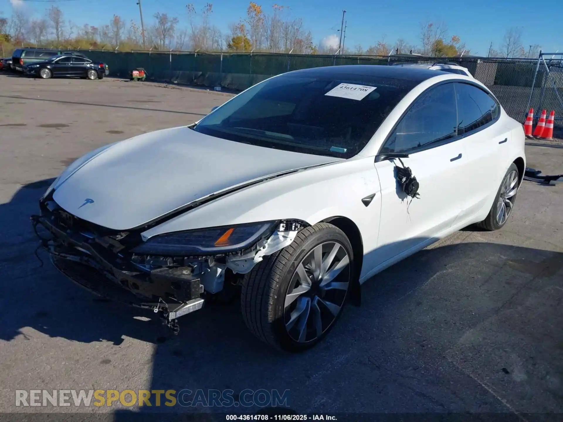 2 Photograph of a damaged car 5YJ3E1EB5SF987469 TESLA MODEL 3 2025