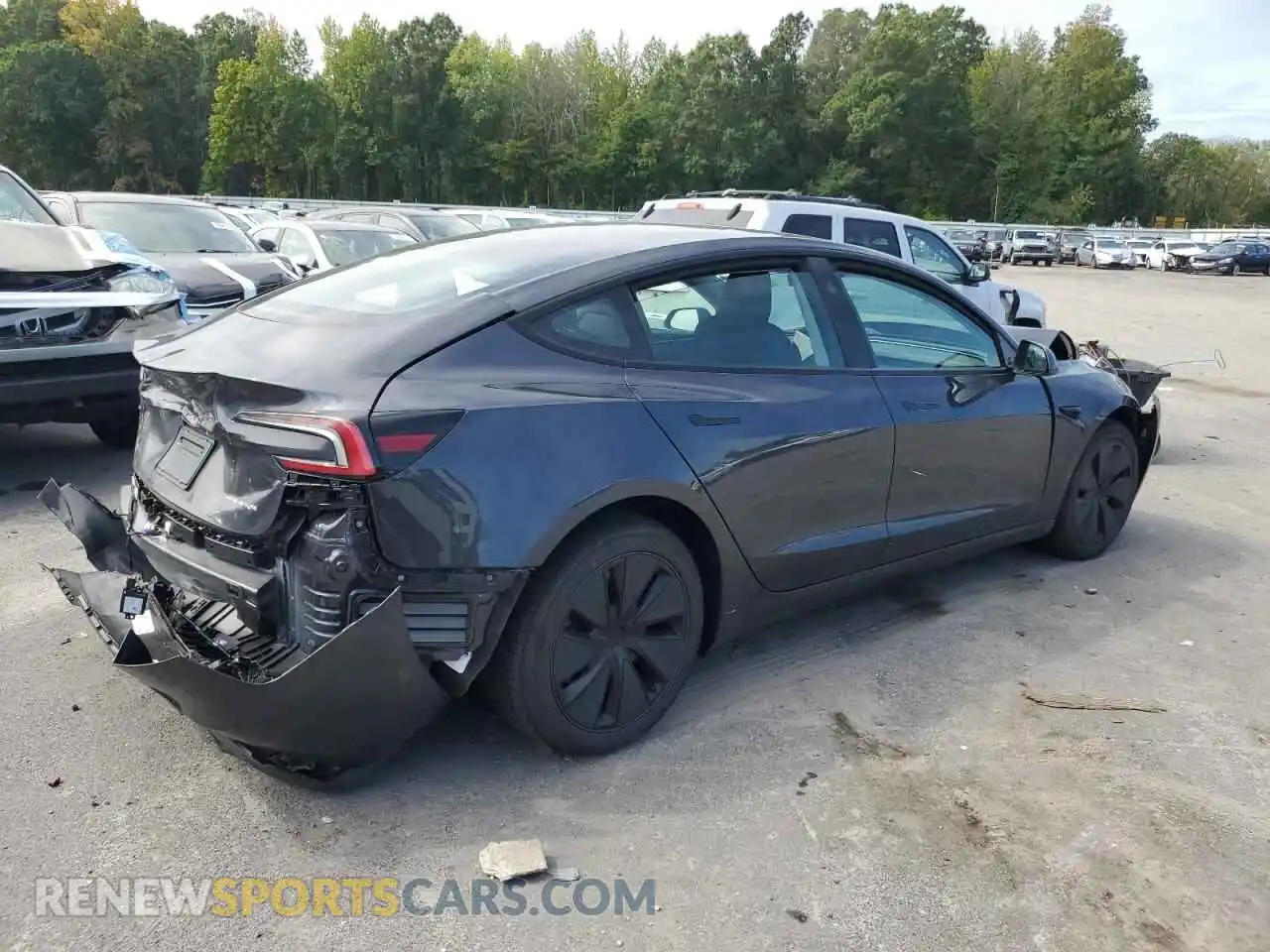 3 Photograph of a damaged car 5YJ3E1EB6SF003617 TESLA MODEL 3 2025