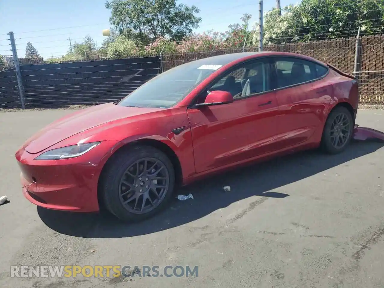 1 Фотография поврежденного автомобиля 5YJ3E1EB6SF874520 TESLA MODEL 3 2025