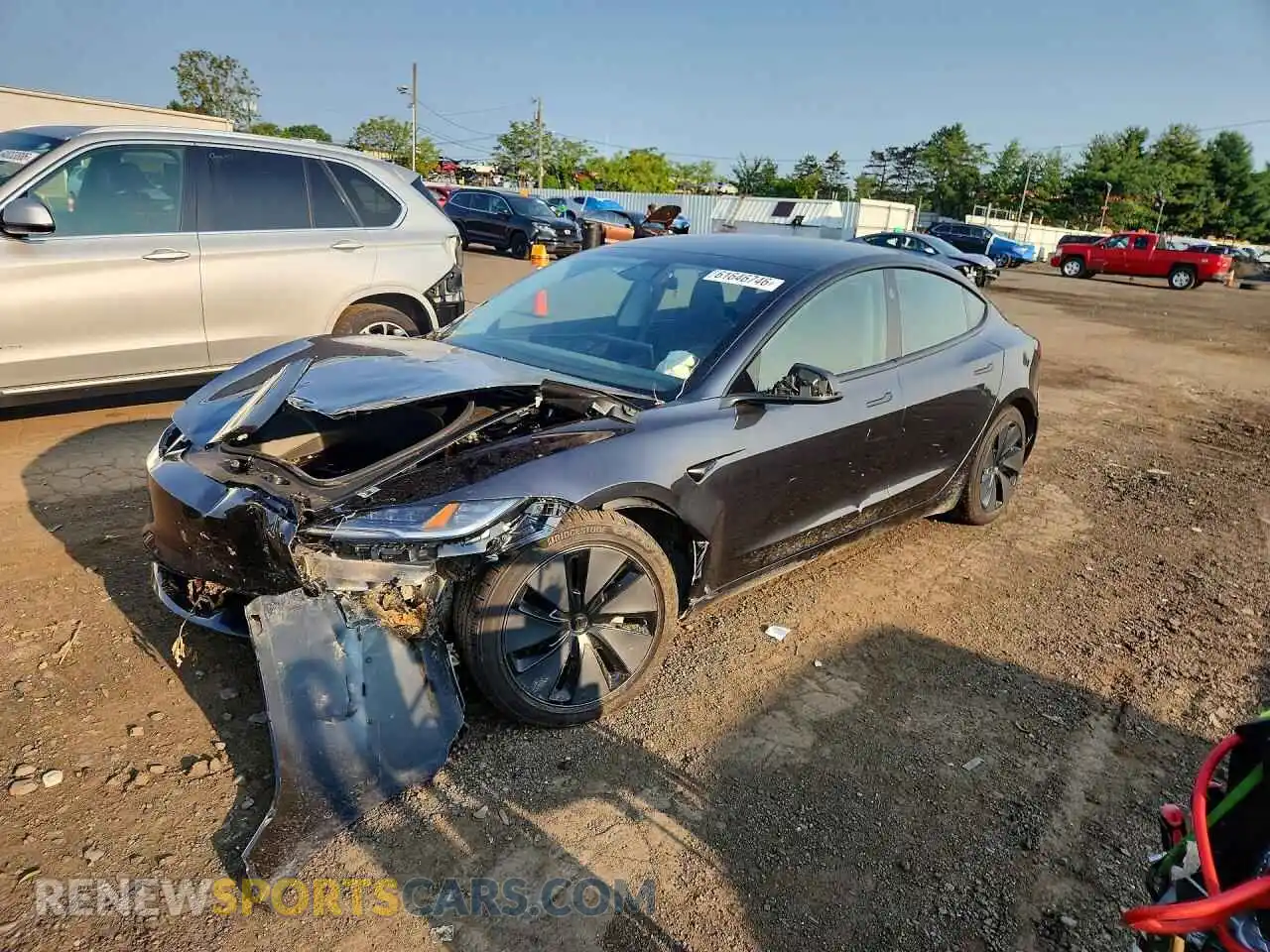 1 Фотография поврежденного автомобиля 5YJ3E1EB6SF929905 TESLA MODEL 3 2025