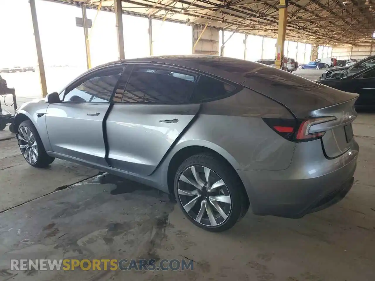 2 Photograph of a damaged car 5YJ3E1EB6SF935588 TESLA MODEL 3 2025