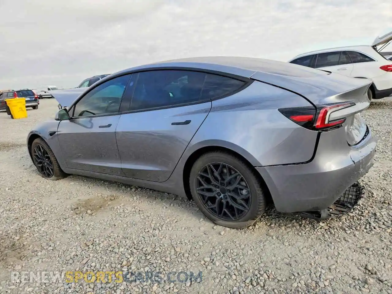 2 Photograph of a damaged car 5YJ3E1EB6SF997783 TESLA MODEL 3 2025